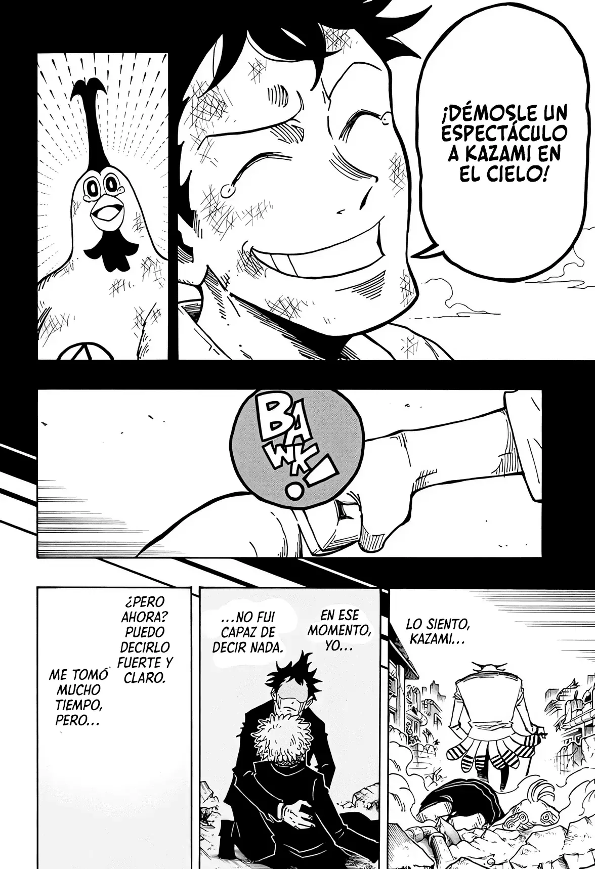 Ultimate Exorcist Kiyoshi Capitulo 79: Zangi Tosaka &amp; Cucú vs. el Demonio Señorial Neko página 18