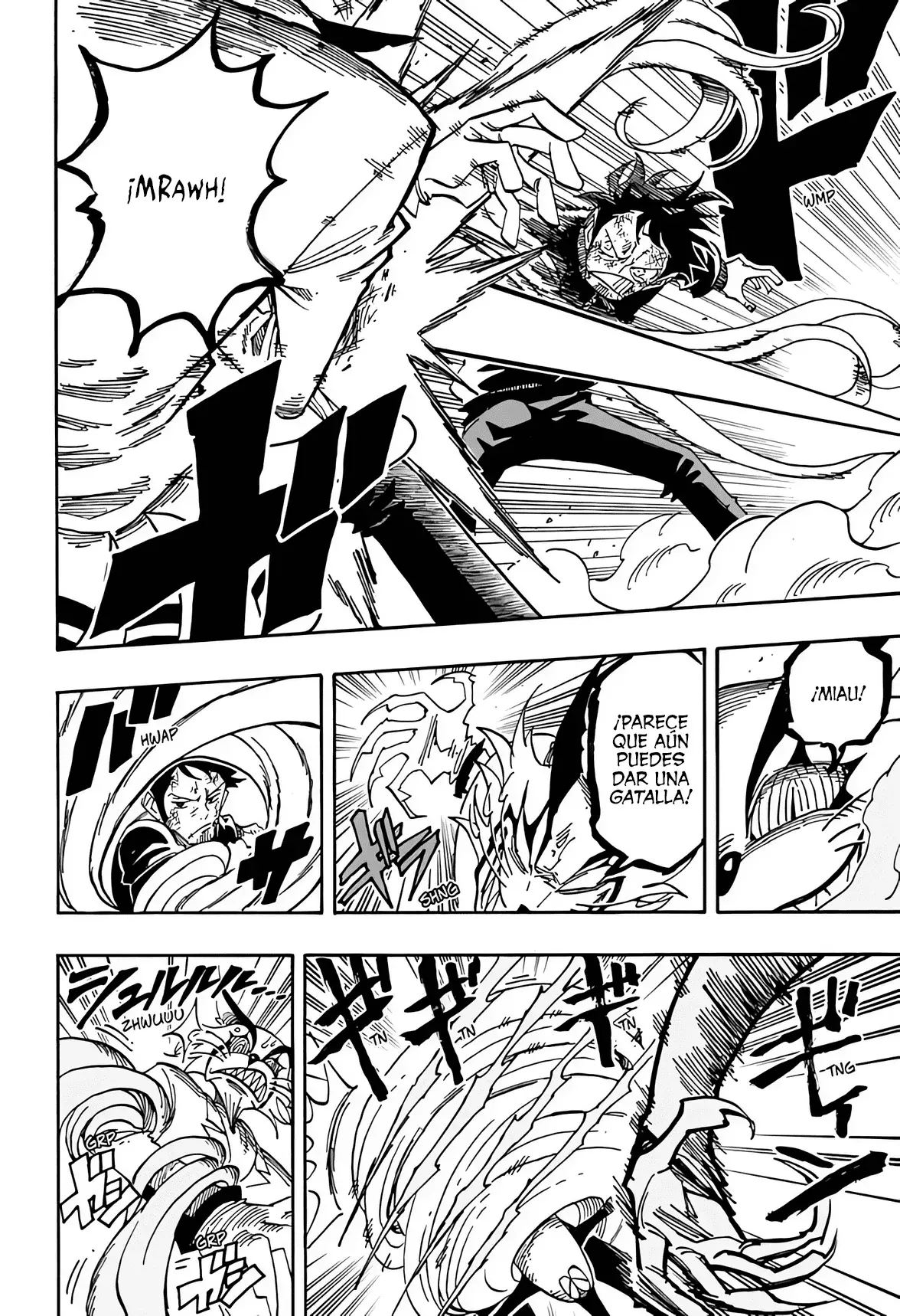 Ultimate Exorcist Kiyoshi Capitulo 79: Zangi Tosaka &amp; Cucú vs. el Demonio Señorial Neko página 5