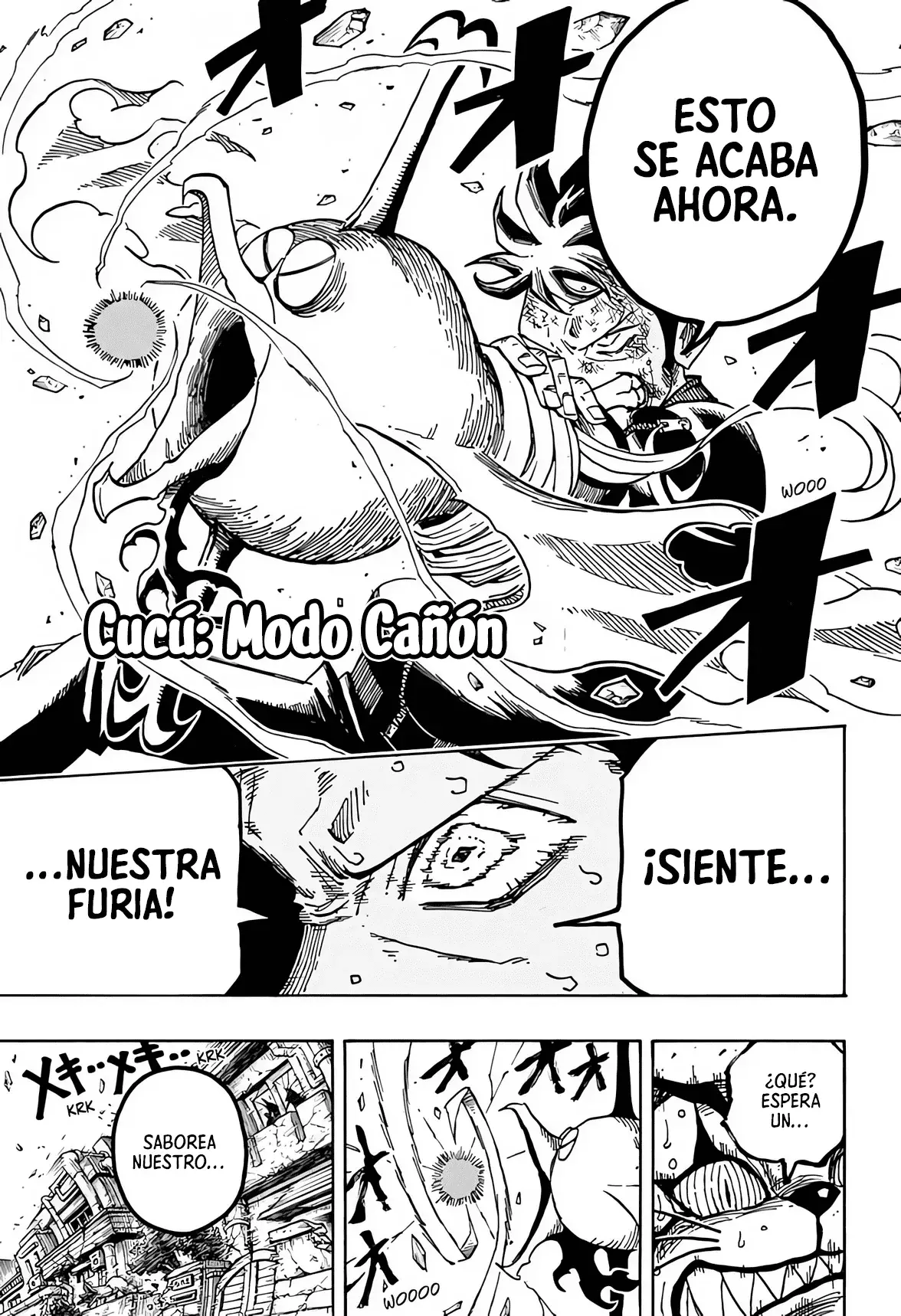 Ultimate Exorcist Kiyoshi Capitulo 79: Zangi Tosaka &amp; Cucú vs. el Demonio Señorial Neko página 8