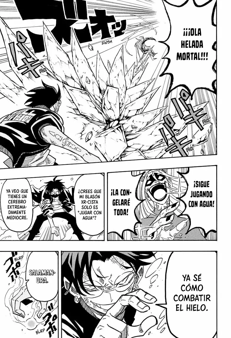 Ultimate Exorcist Kiyoshi Capitulo 82: Sosuke Hitsuke VS Helze Gaga página 10