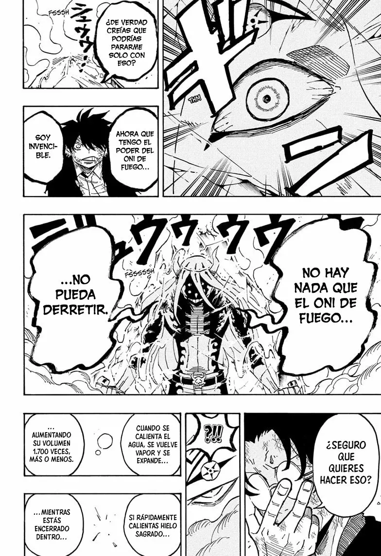 Ultimate Exorcist Kiyoshi Capitulo 82: Sosuke Hitsuke VS Helze Gaga página 13