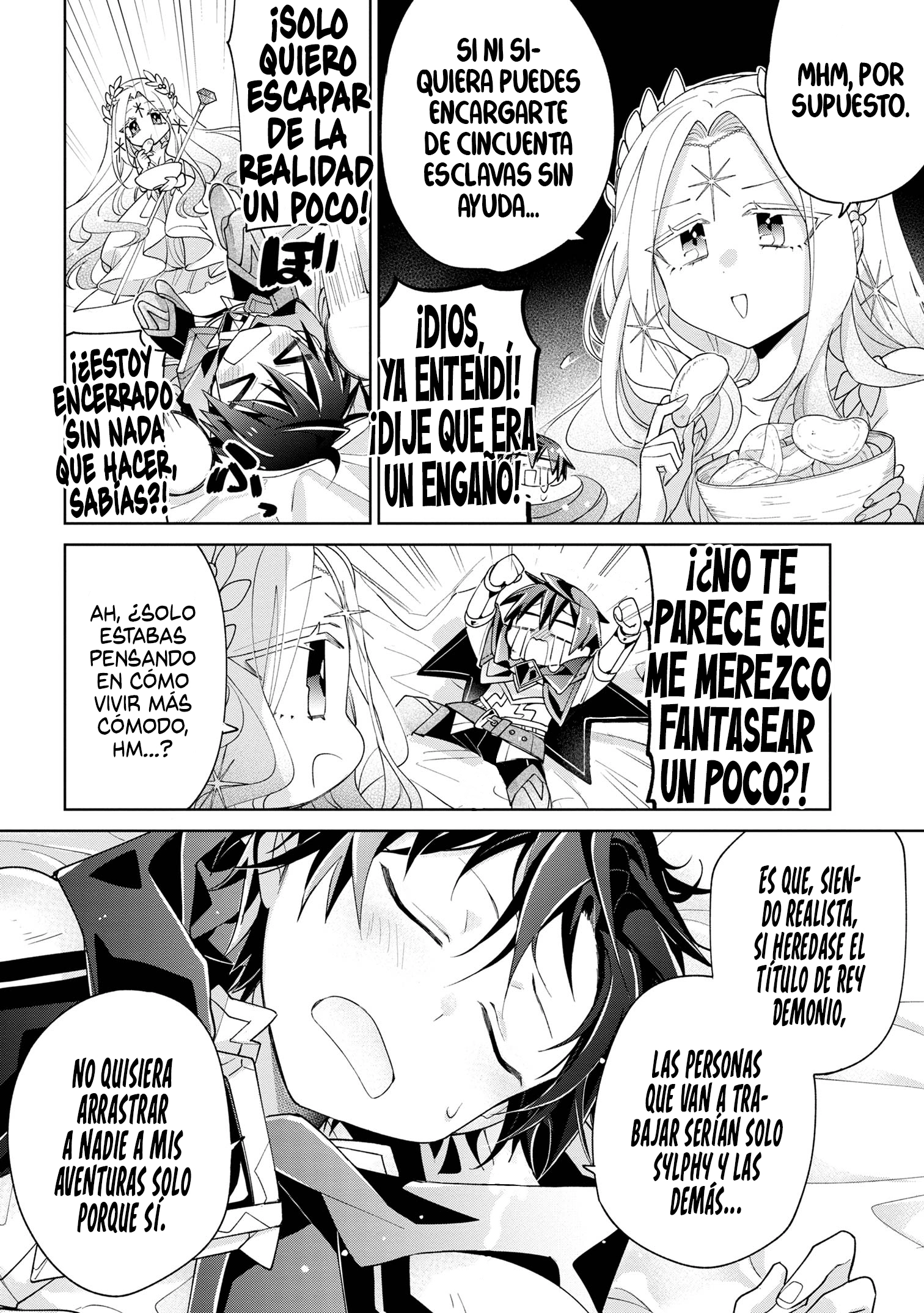No puedo aprovecharme de mis esclavas por la talentosas que son Capitulo 13 página 22