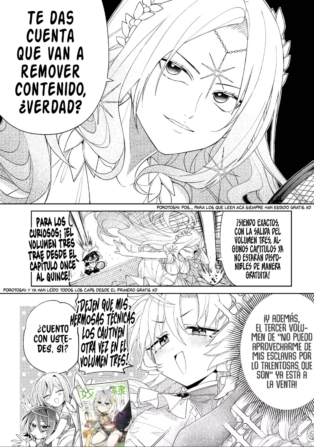 No puedo aprovecharme de mis esclavas por la talentosas que son Capitulo 15.5 página 3