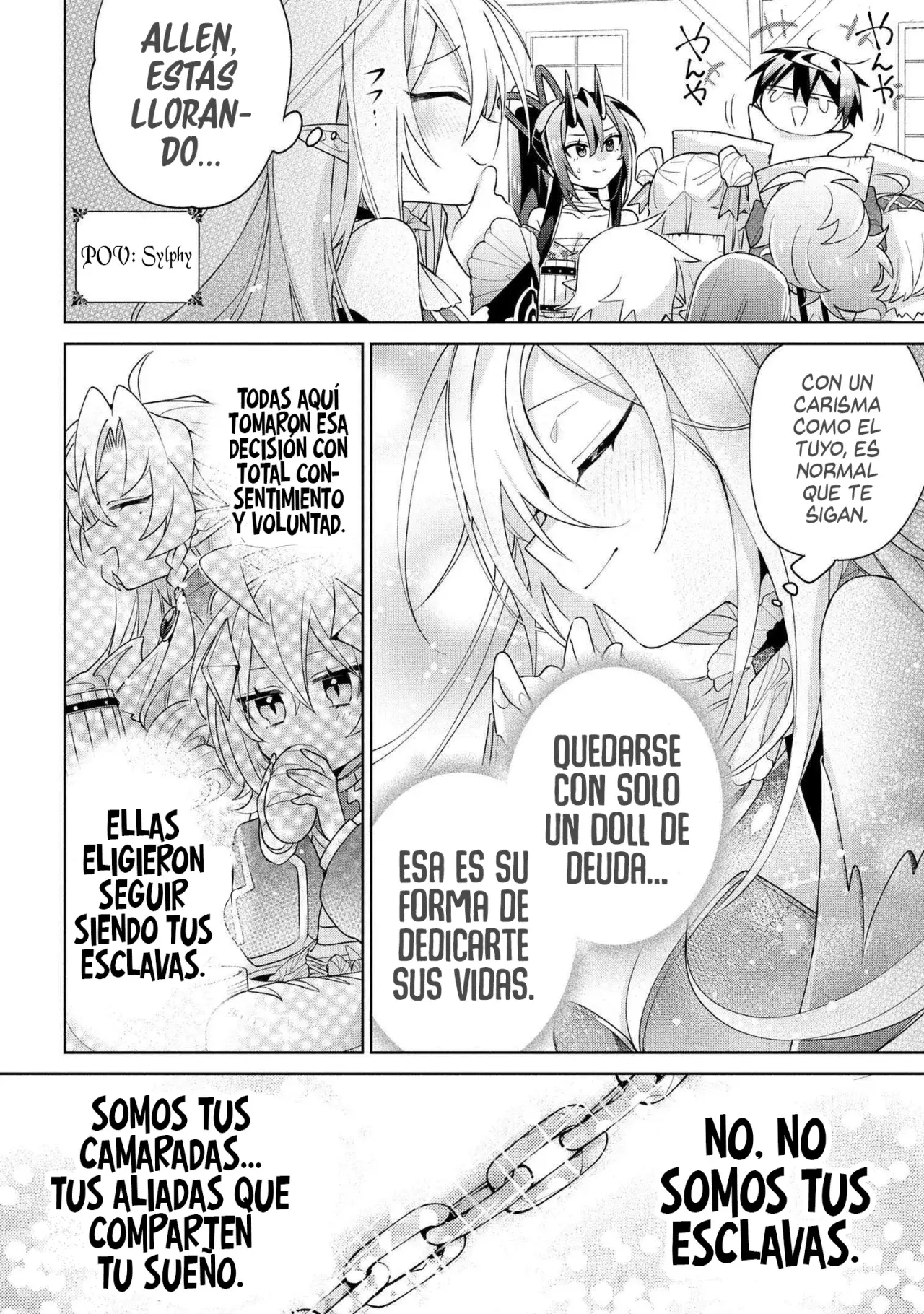 No puedo aprovecharme de mis esclavas por la talentosas que son Capitulo 17 página 28