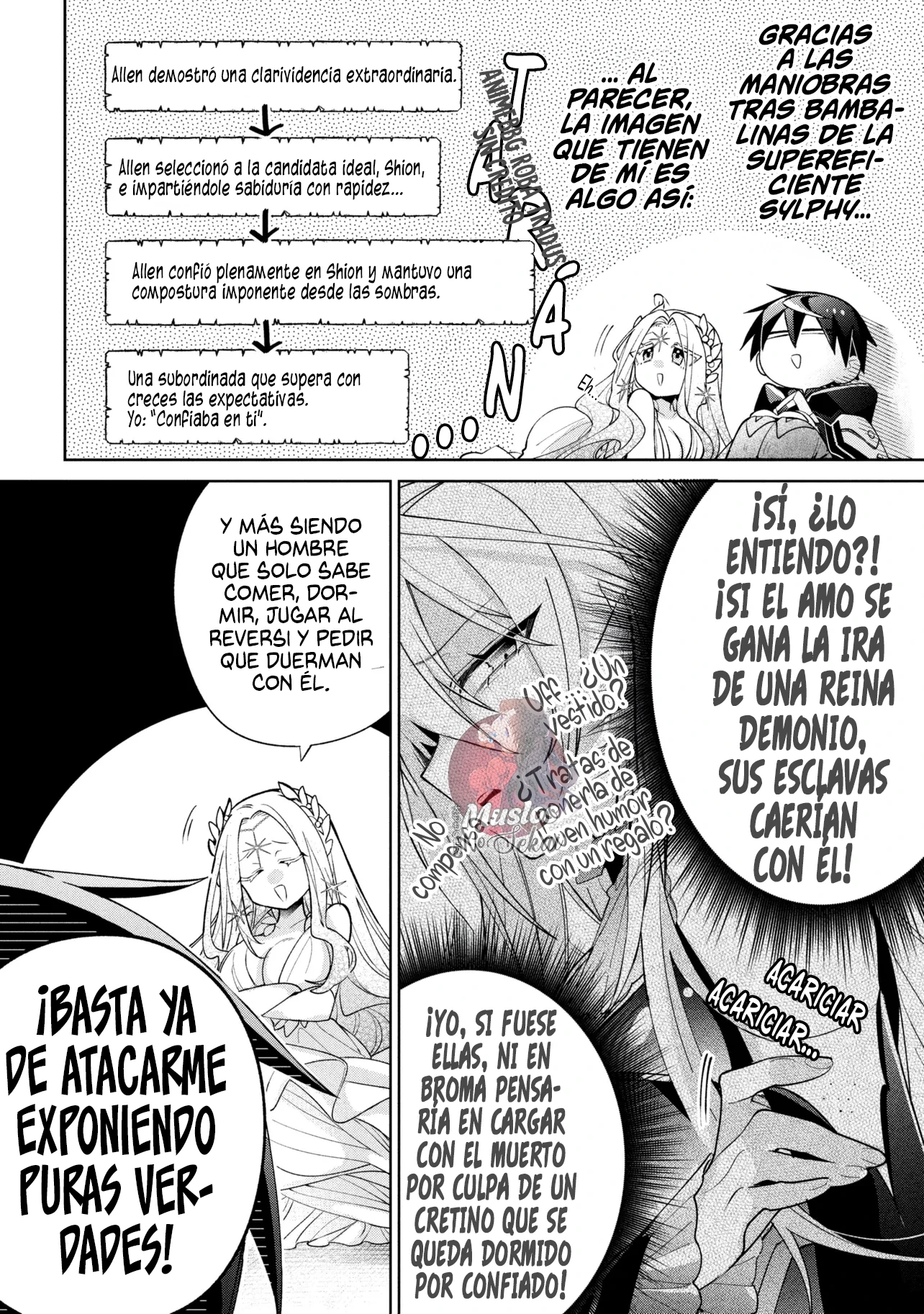 No puedo aprovecharme de mis esclavas por la talentosas que son Capitulo 24 página 27
