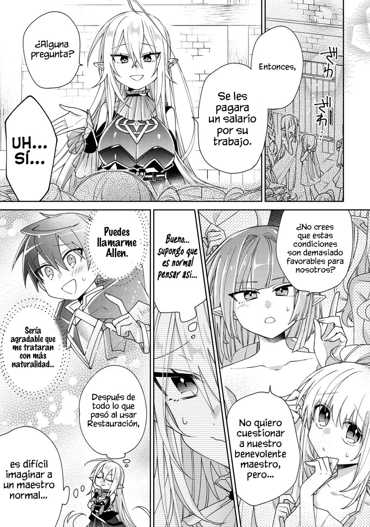 No puedo aprovecharme de mis esclavas por la talentosas que son Capitulo 6 página 29