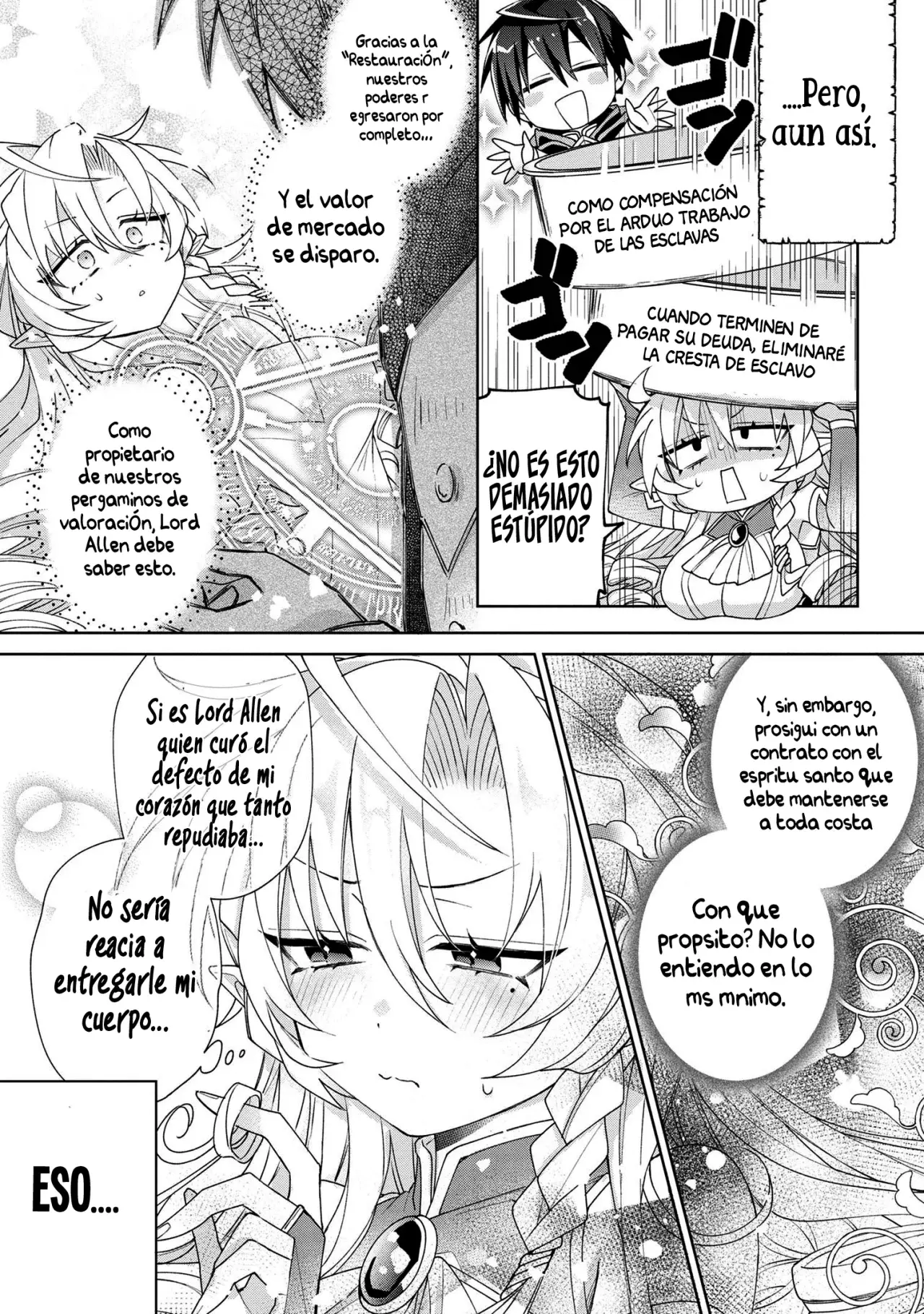 No puedo aprovecharme de mis esclavas por la talentosas que son Capitulo 7 página 7