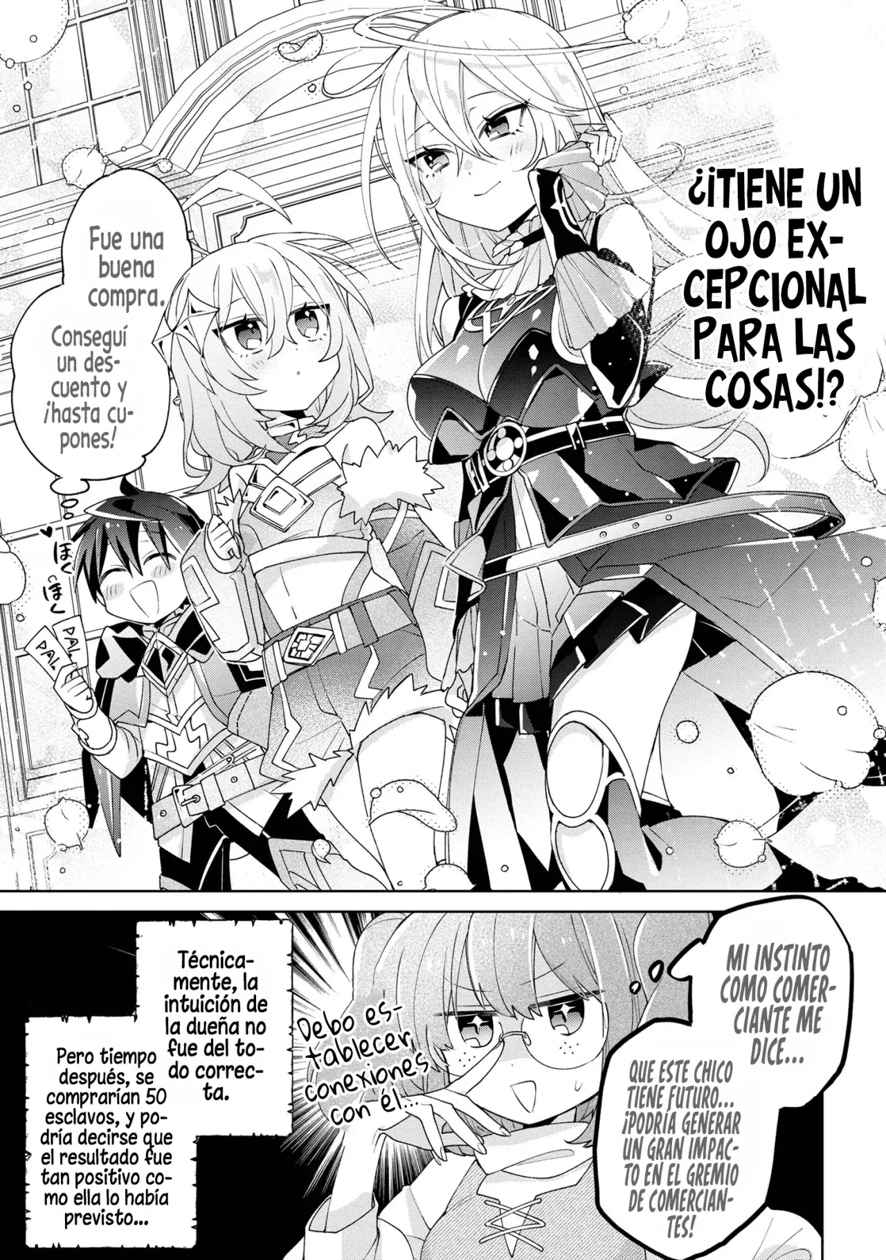 No puedo aprovecharme de mis esclavas por la talentosas que son Capitulo 8.5: Extras del volumen página 7