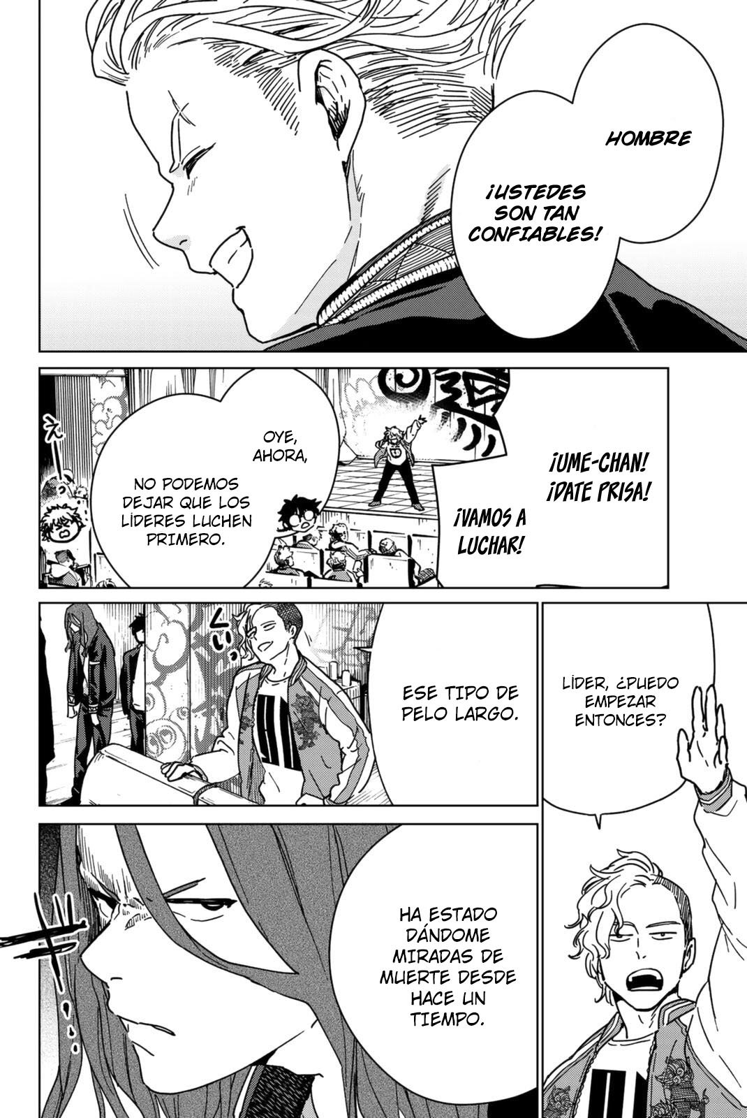 WIND BREAKER Capitulo 10: Sugishita Kyoutarou VS Arima Yukinari página 14
