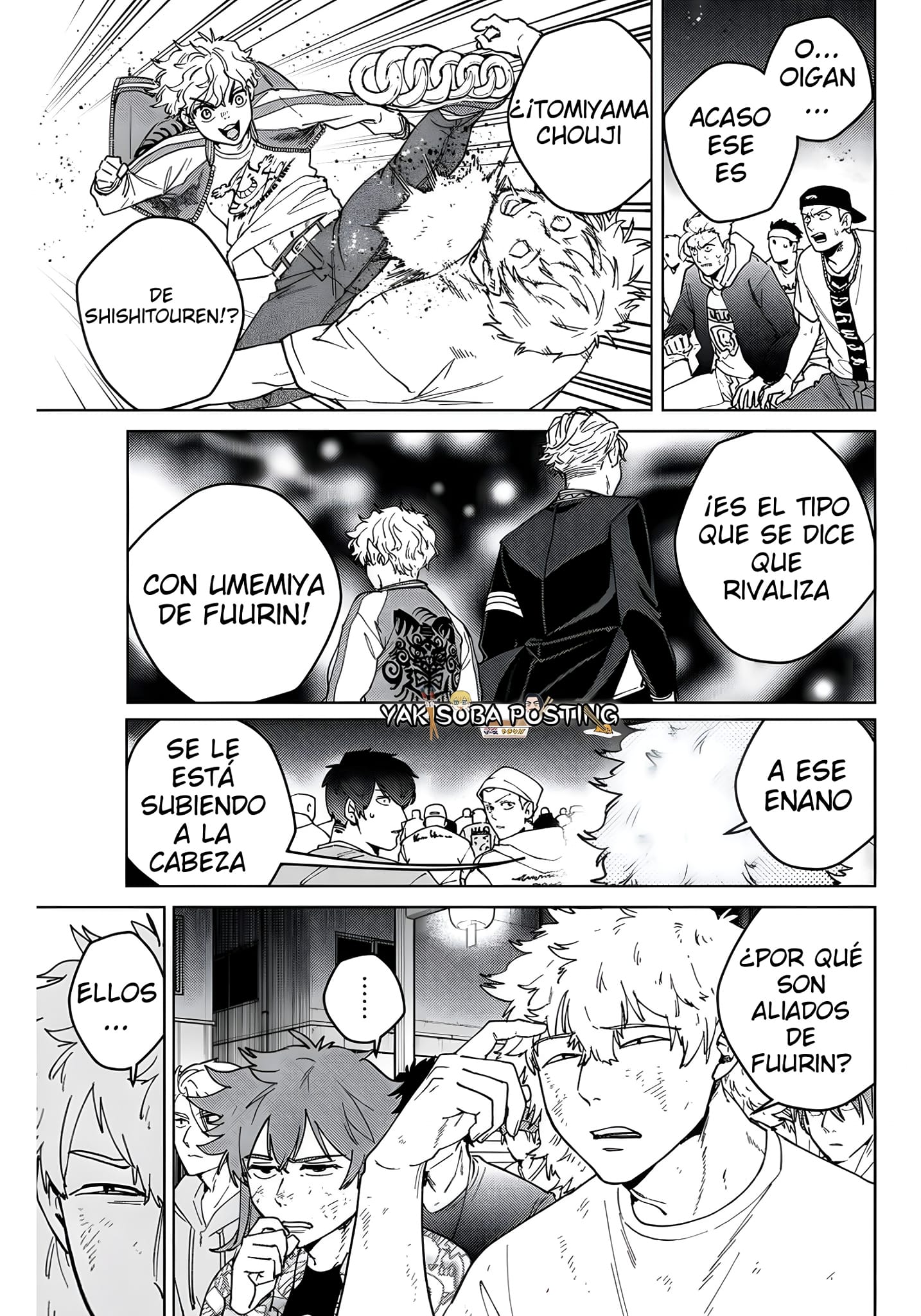 WIND BREAKER Capitulo 116: El León Avanza con Ímpetu página 3