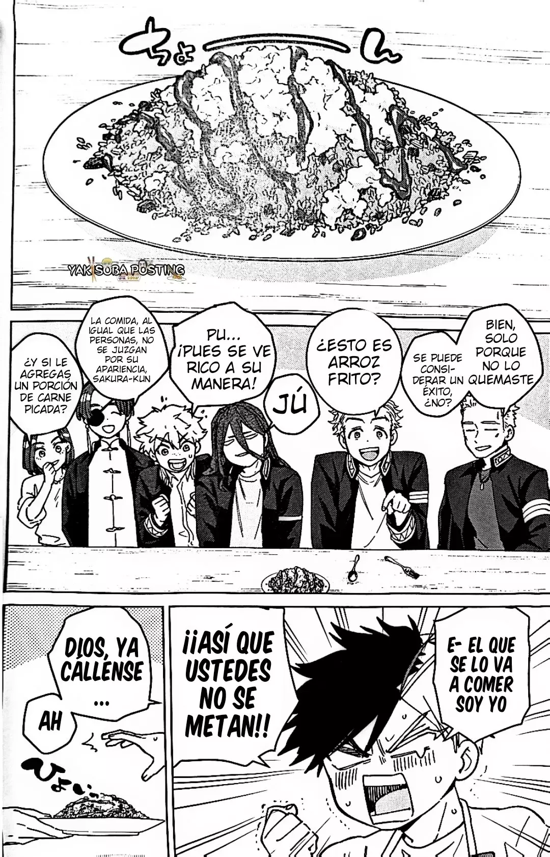 WIND BREAKER Capitulo 146.5: Especial "El reto del Omurice de Sakura" página 10
