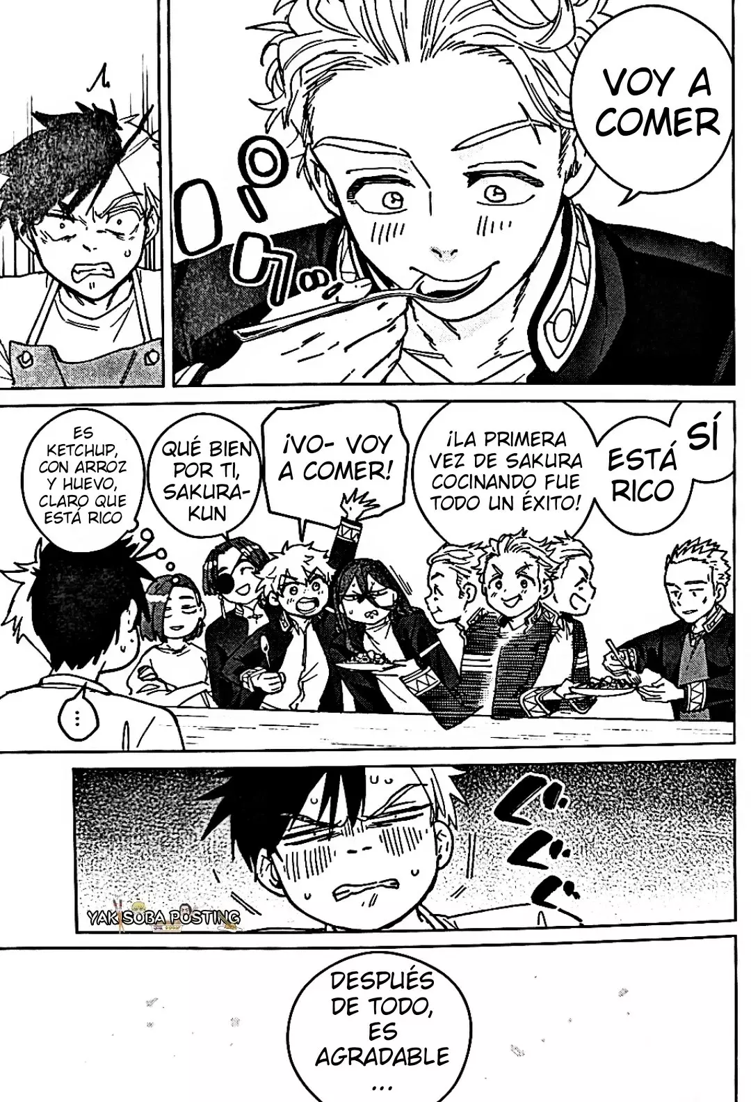 WIND BREAKER Capitulo 146.5: Especial "El reto del Omurice de Sakura" página 11
