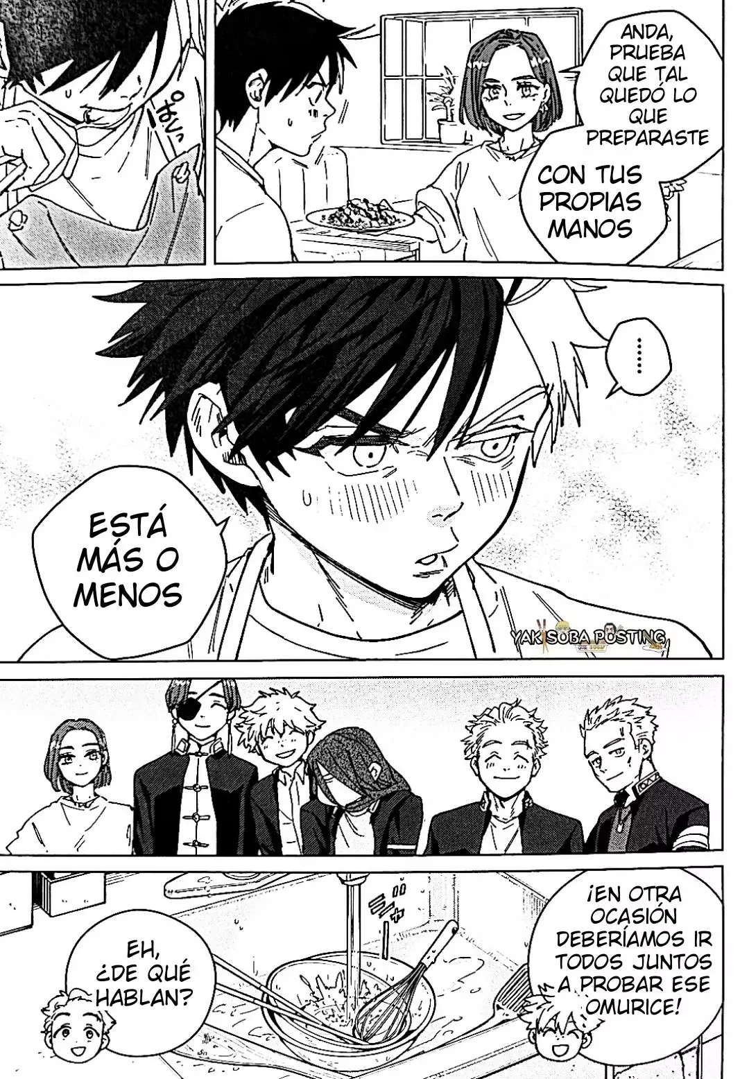 WIND BREAKER Capitulo 146.5: Especial "El reto del Omurice de Sakura" página 13
