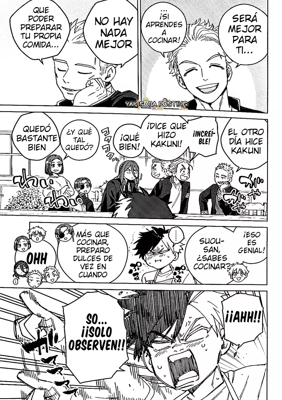 WIND BREAKER Capitulo 146.5: Especial "El reto del Omurice de Sakura" página 9
