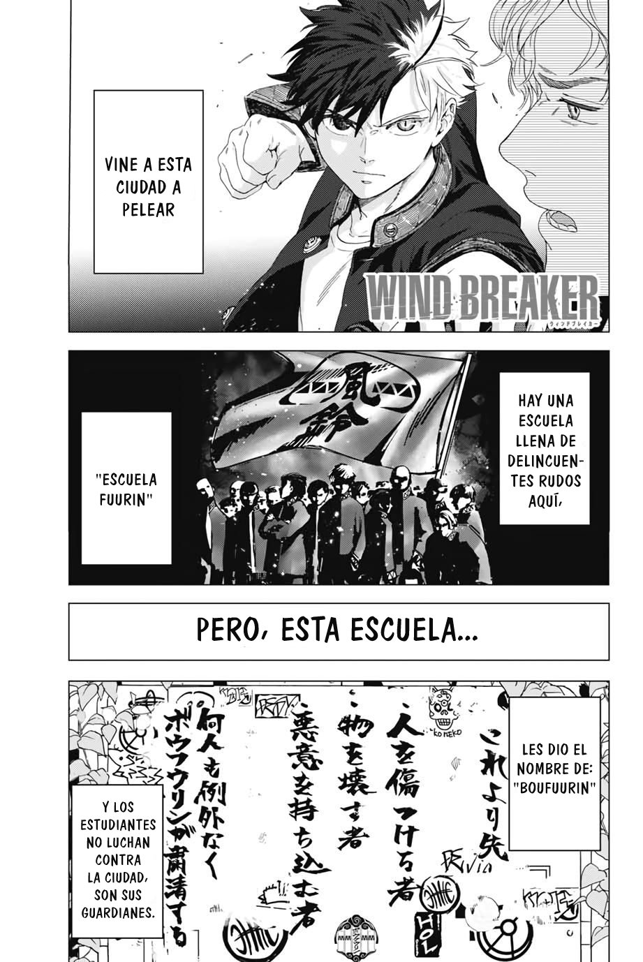 WIND BREAKER Capitulo 2: Héroe admirado página 2