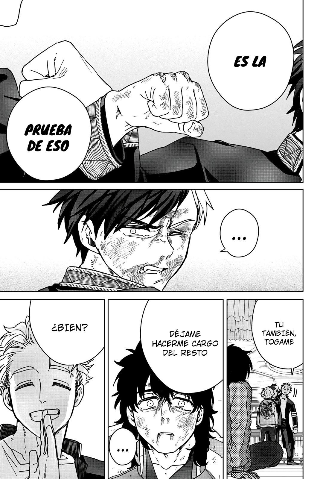 WIND BREAKER Capitulo 22: Cargaré con tu voluntad página 14