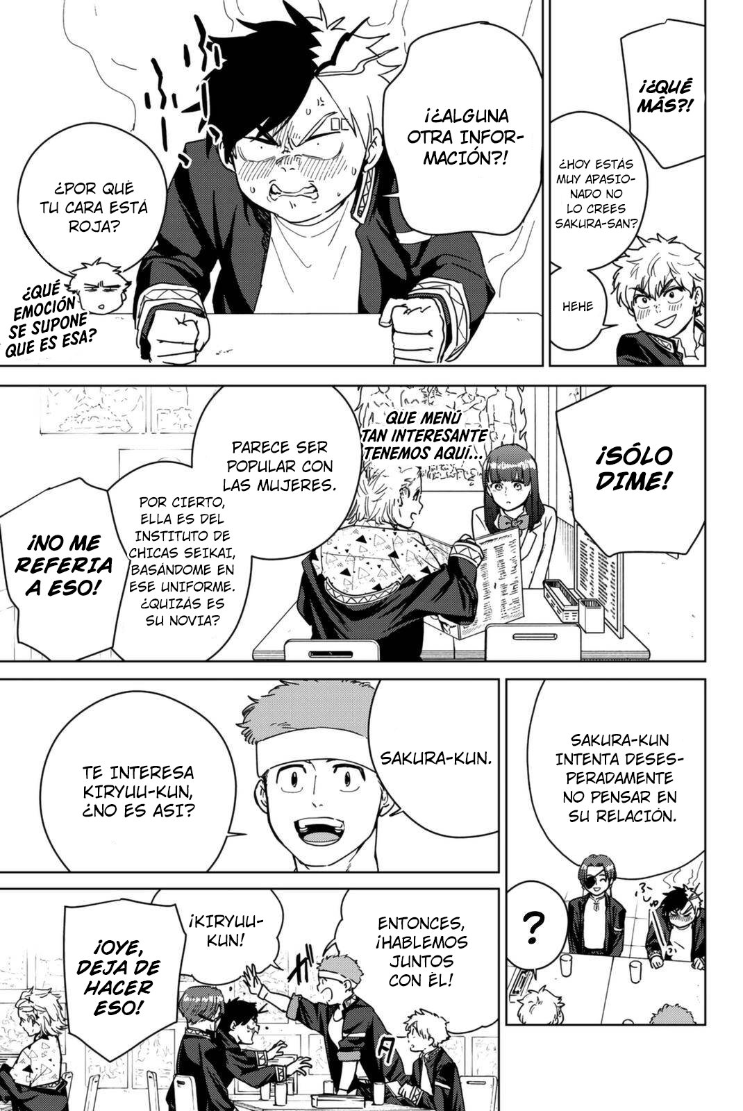 WIND BREAKER Capitulo 32: Gentileza y músculos página 7