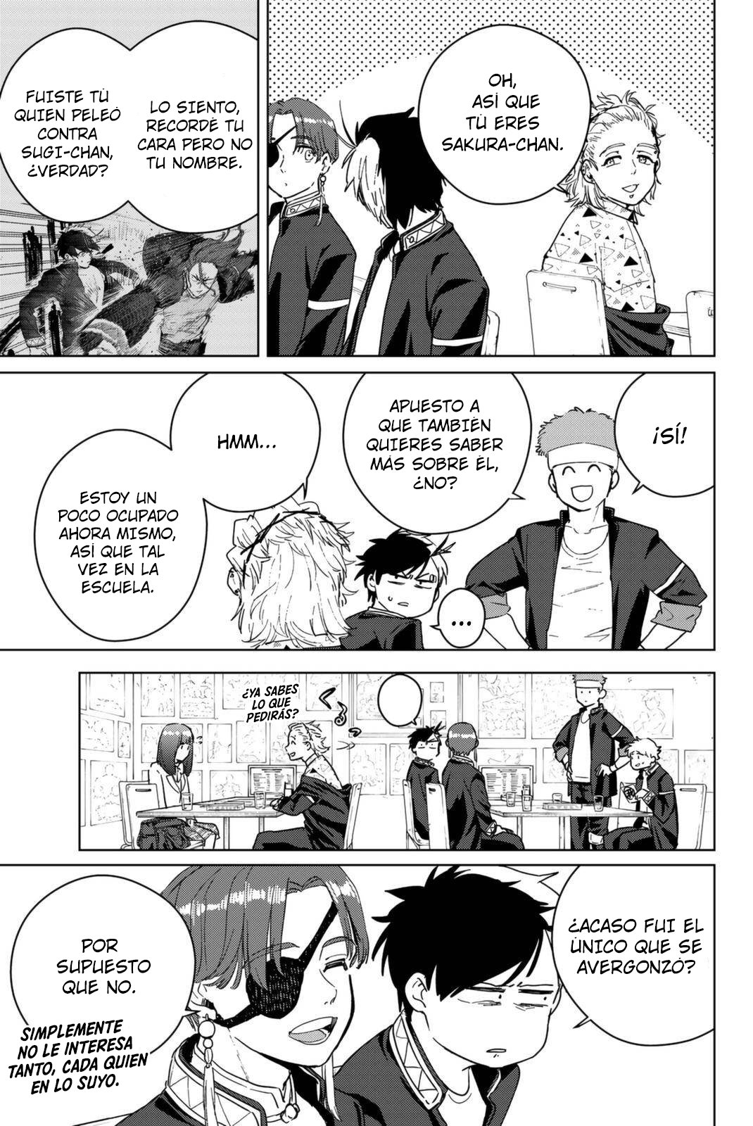 WIND BREAKER Capitulo 32: Gentileza y músculos página 9