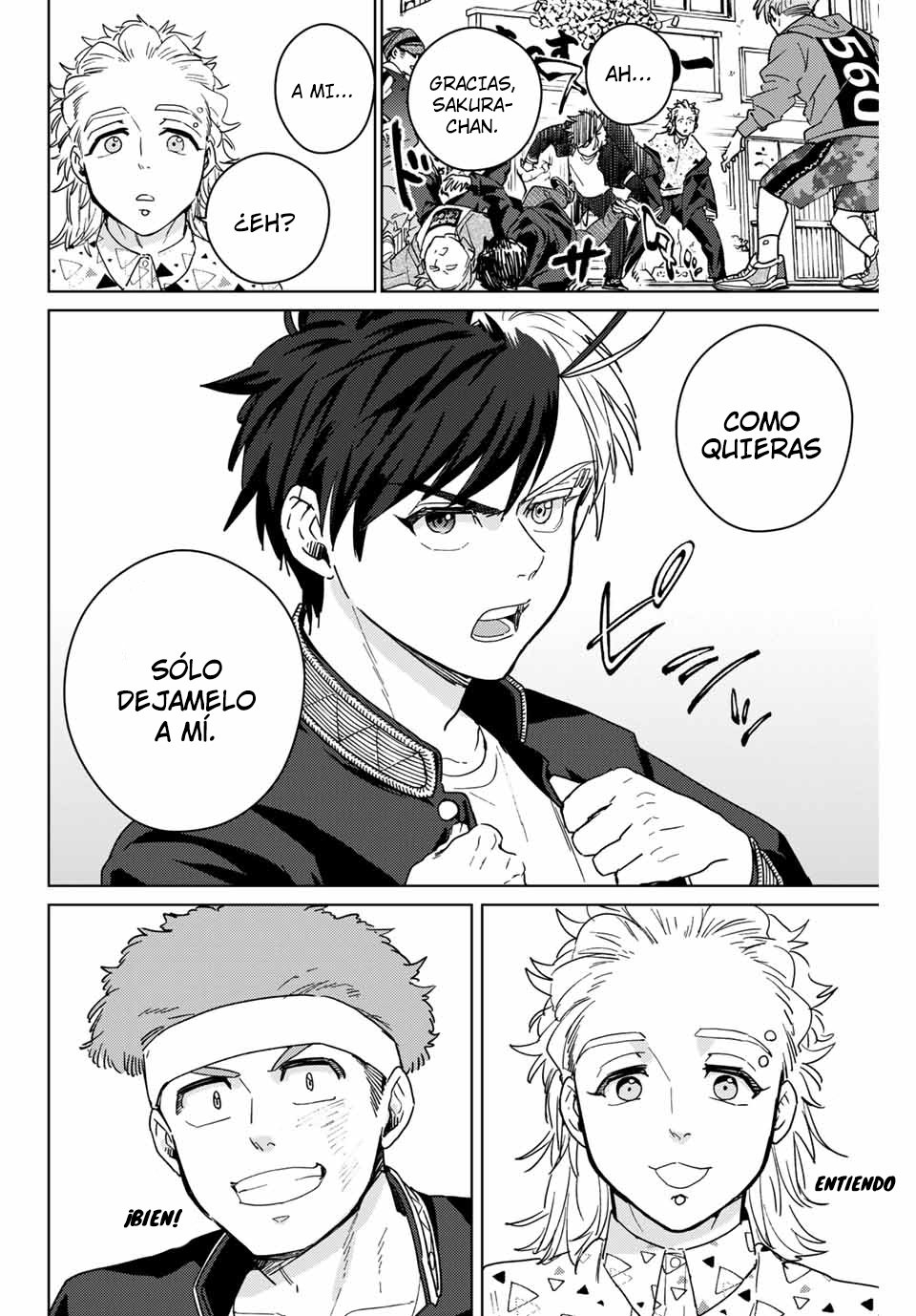 WIND BREAKER Capitulo 33: Tres guerreros página 14