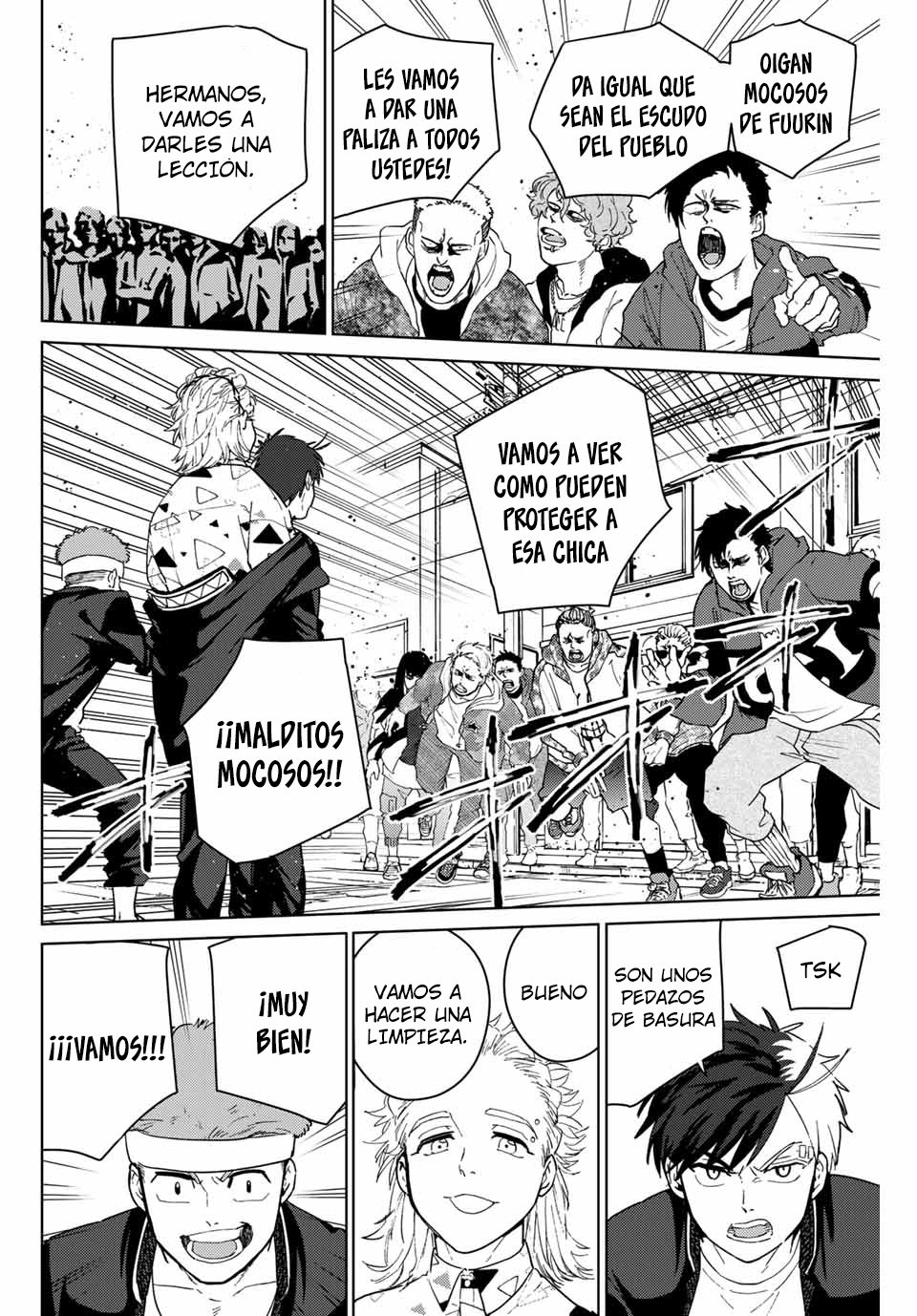 WIND BREAKER Capitulo 33: Tres guerreros página 4