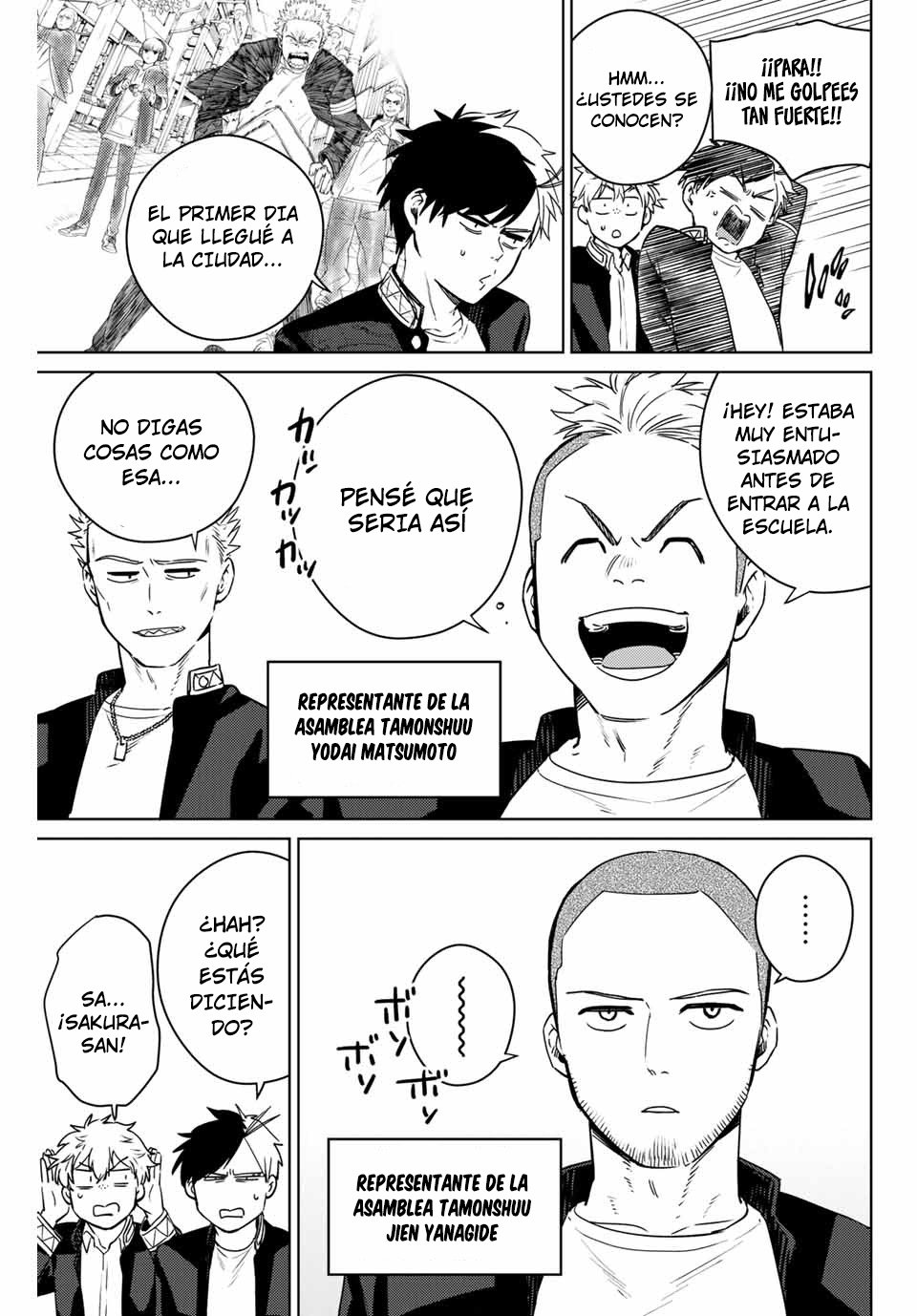 WIND BREAKER Capitulo 38: Las Cuatro Deidades Celestiales página 12