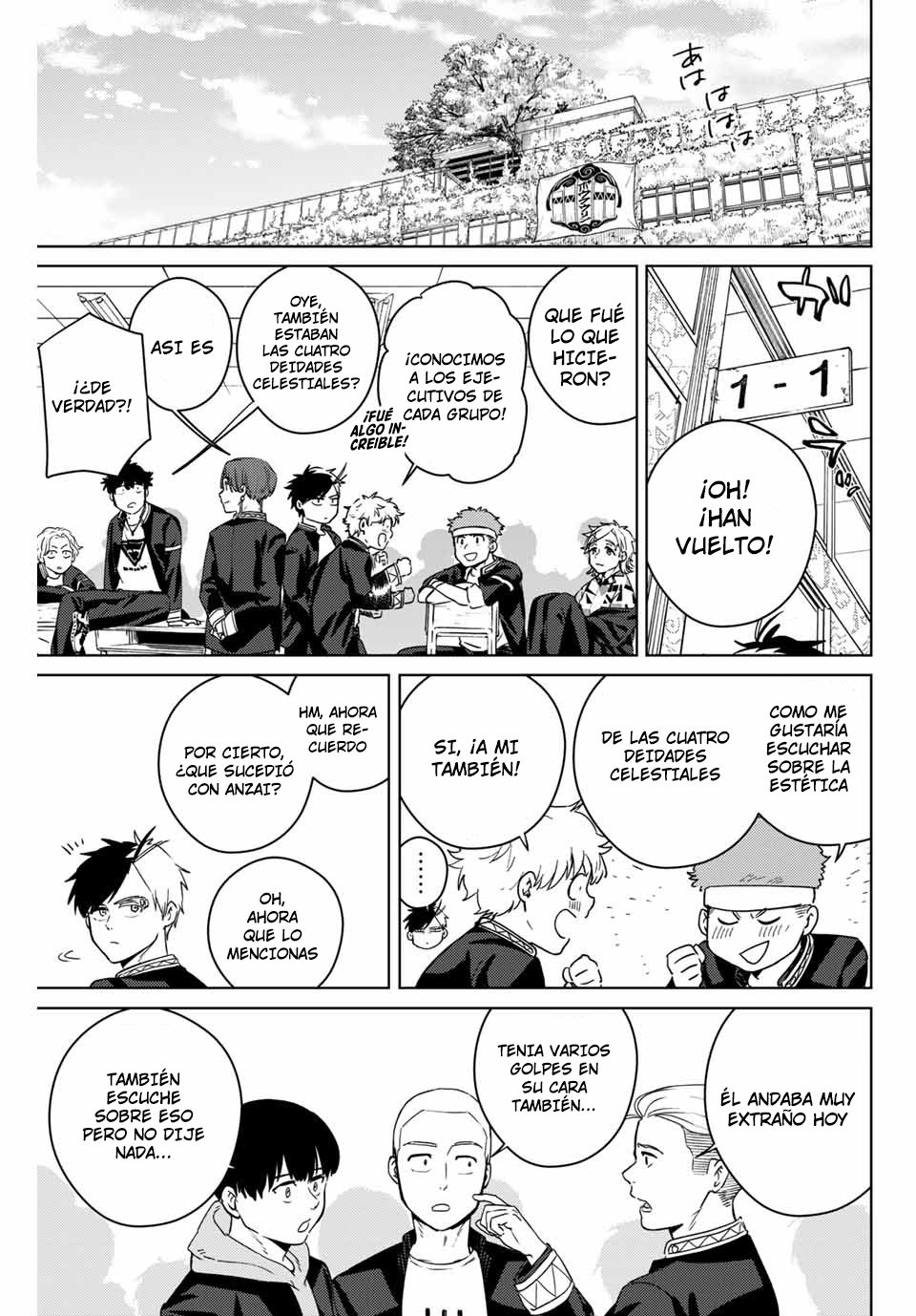 WIND BREAKER Capitulo 38: Las Cuatro Deidades Celestiales página 16