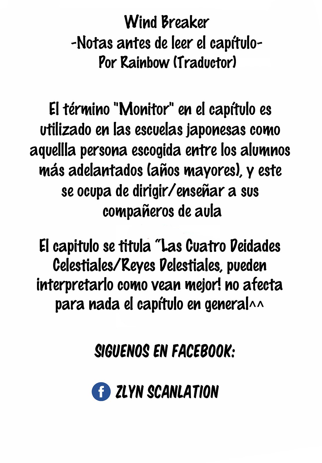 WIND BREAKER Capitulo 38: Las Cuatro Deidades Celestiales página 3