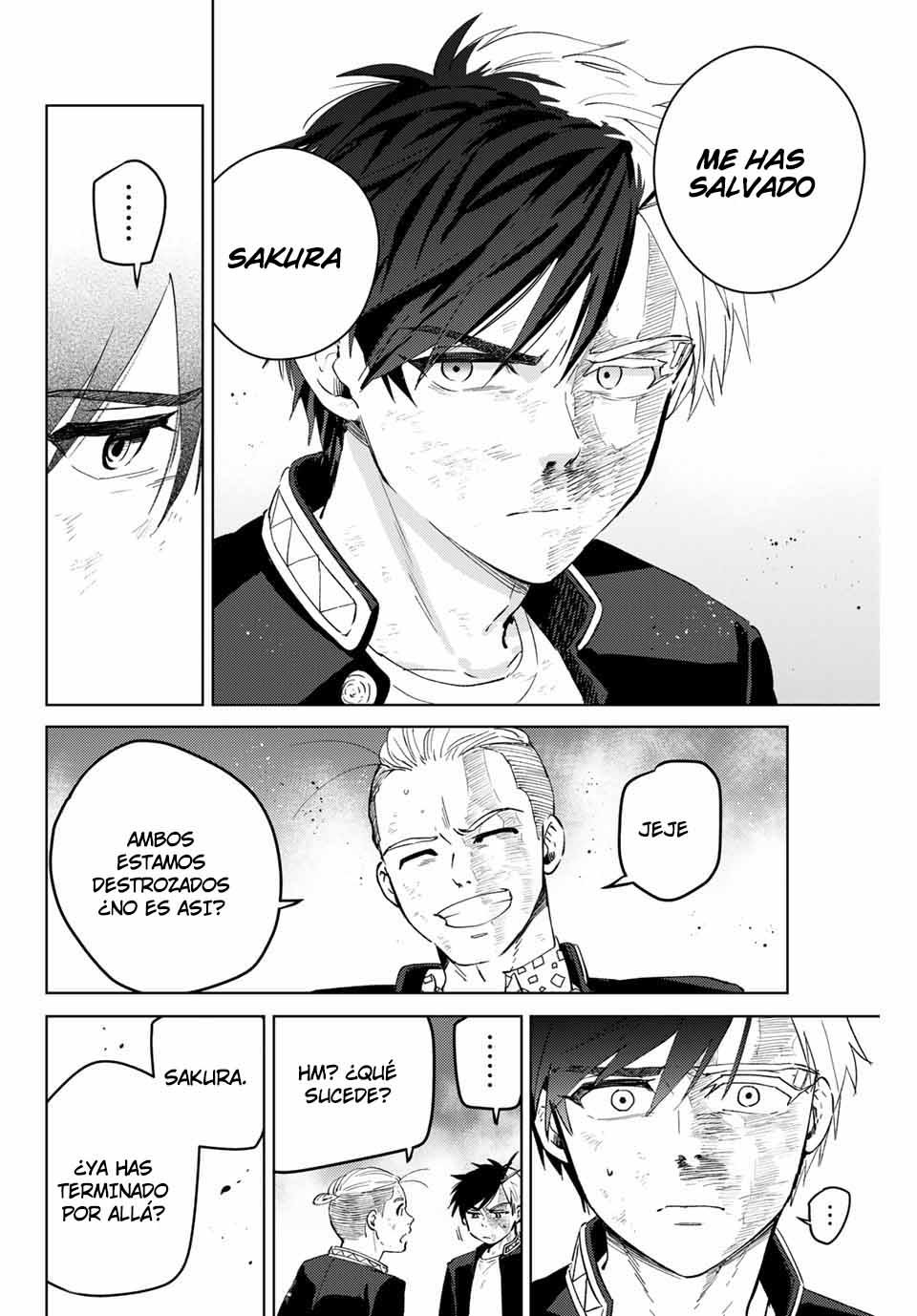 WIND BREAKER Capitulo 49: Los pasos de un hombre página 16