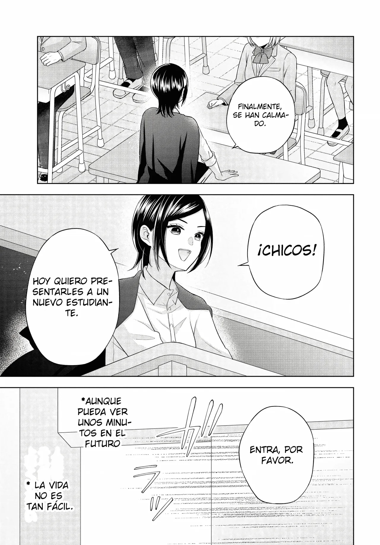Puedo ver unos minutos en el futuro, pero no entiendo el corazón de las mujeres. Capitulo 1 página 46