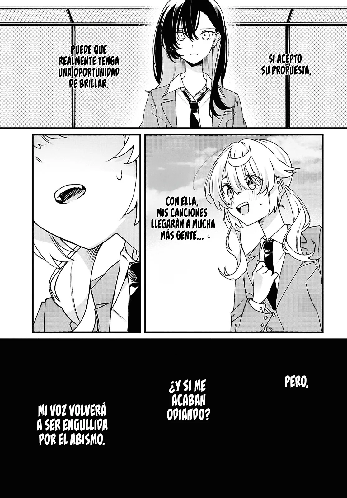 Una canción para que puedas rugir Capitulo 2: Mi canto página 12