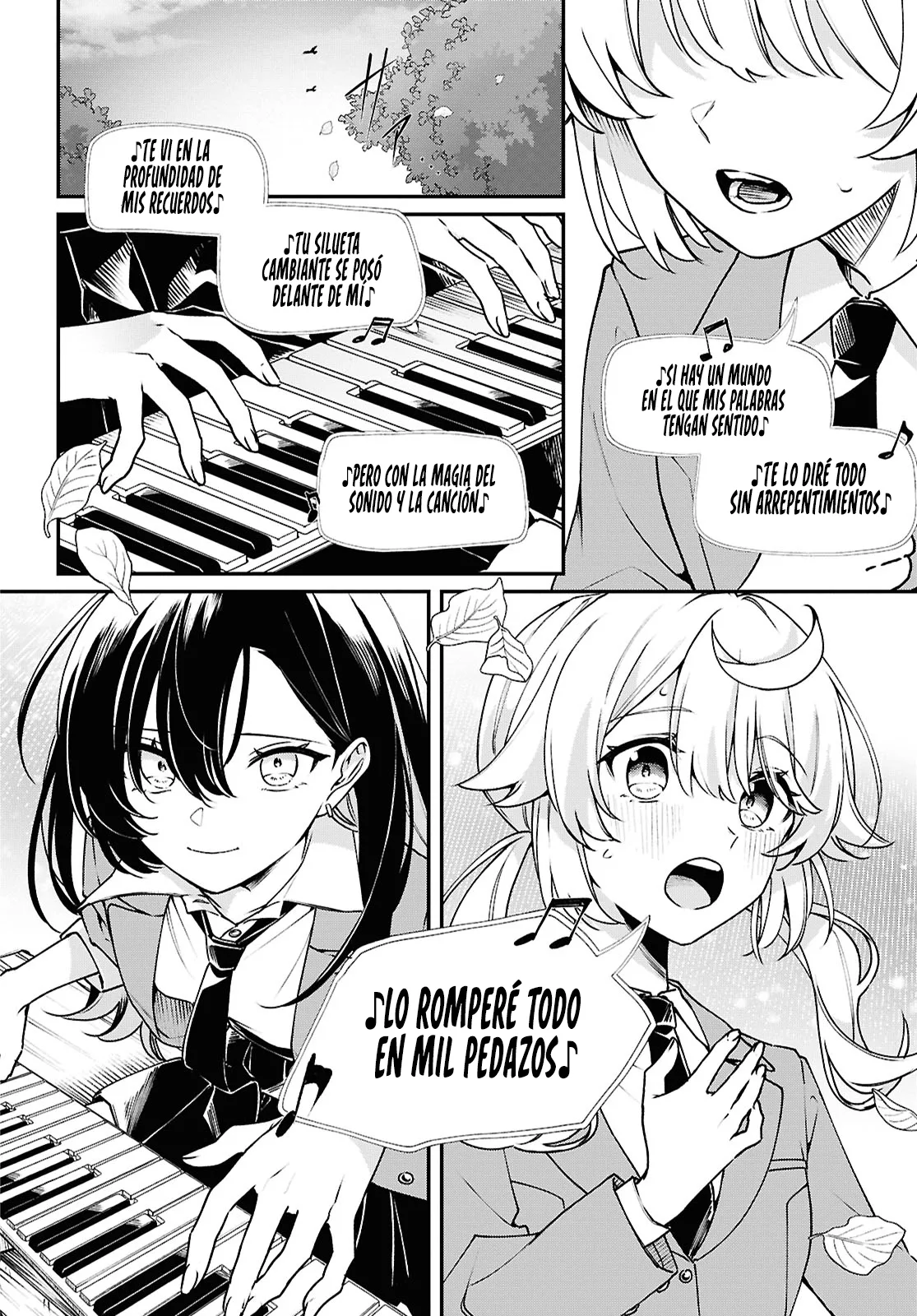 Una canción para que puedas rugir Capitulo 2: Mi canto página 41