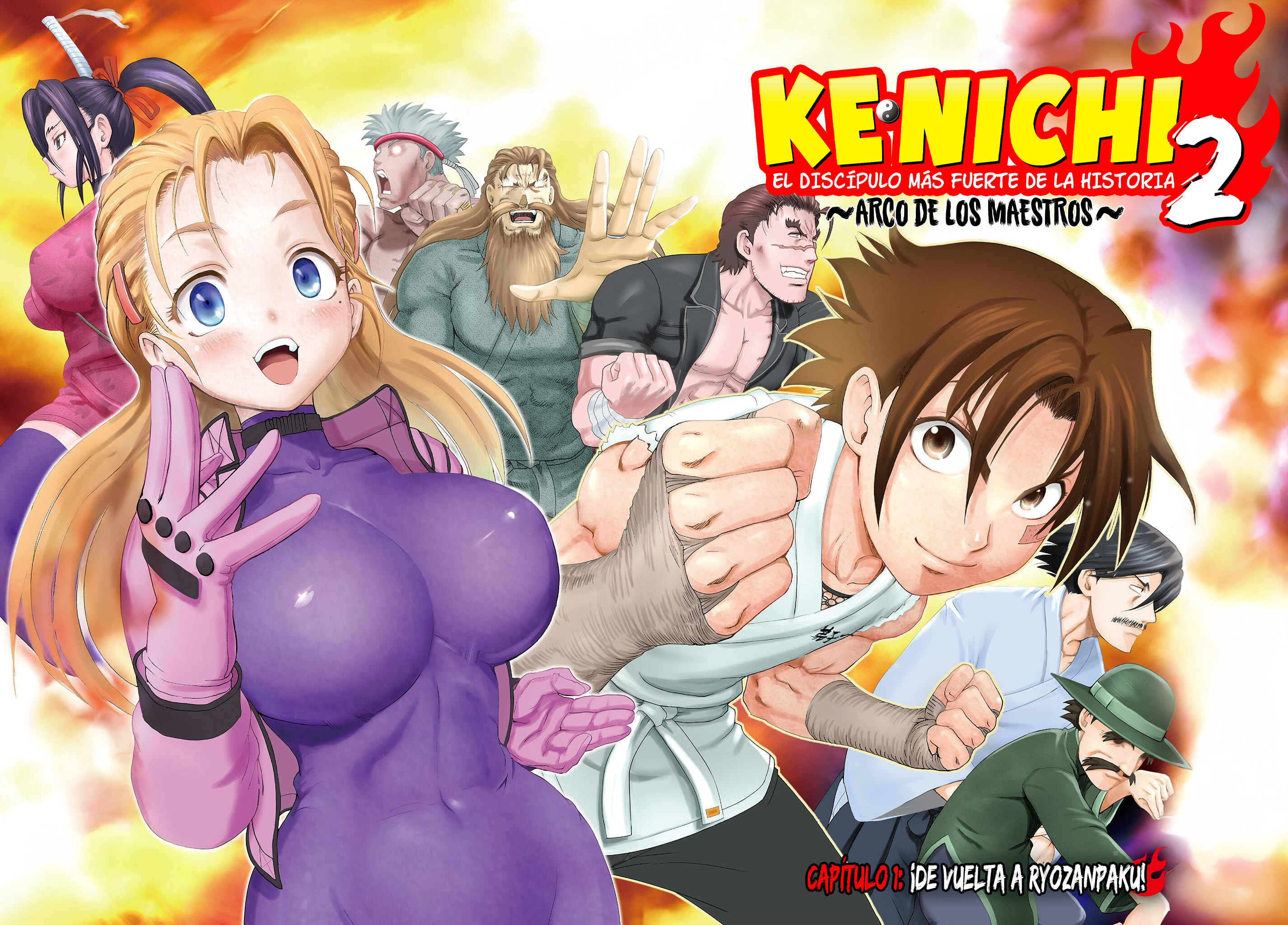 Kenichi 2 "El discípulo más fuerte de la historia" ~Arco de los Maestros~ Capitulo 1 página 3