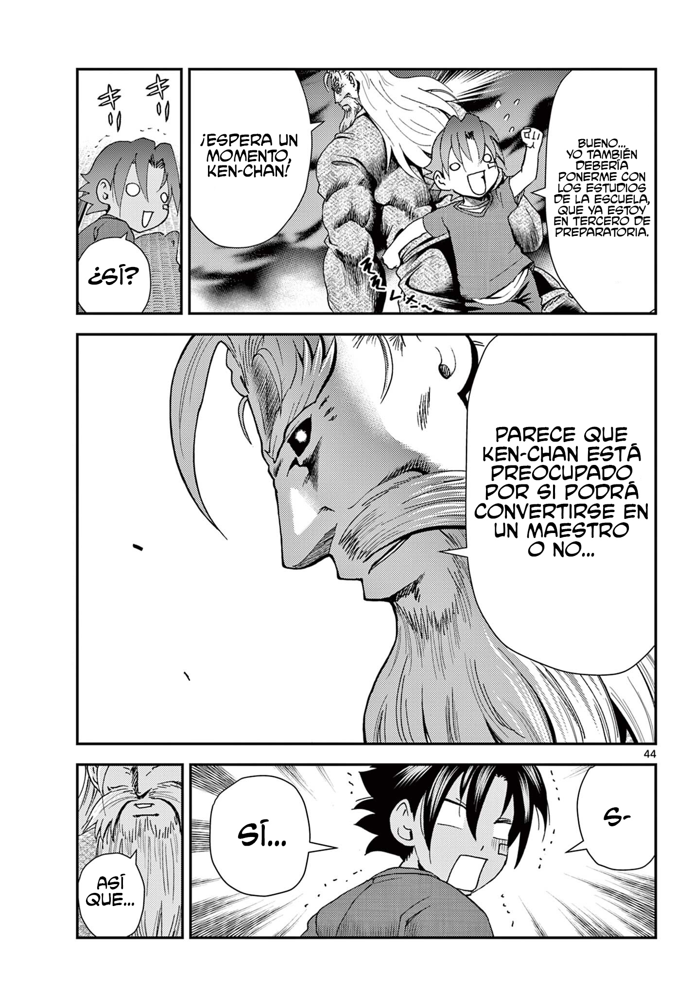 Kenichi 2 "El discípulo más fuerte de la historia" ~Arco de los Maestros~ Capitulo 1 página 42