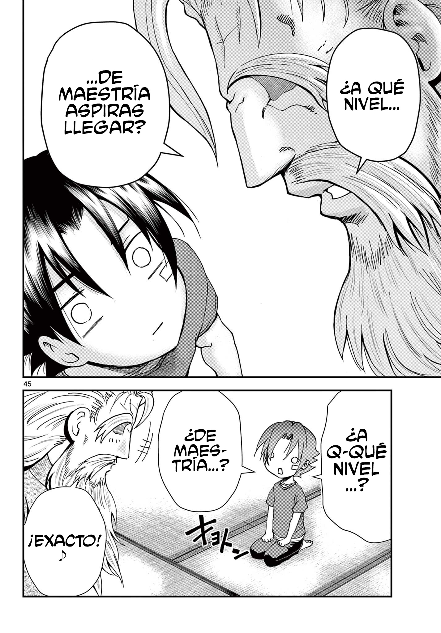 Kenichi 2 "El discípulo más fuerte de la historia" ~Arco de los Maestros~ Capitulo 1 página 43