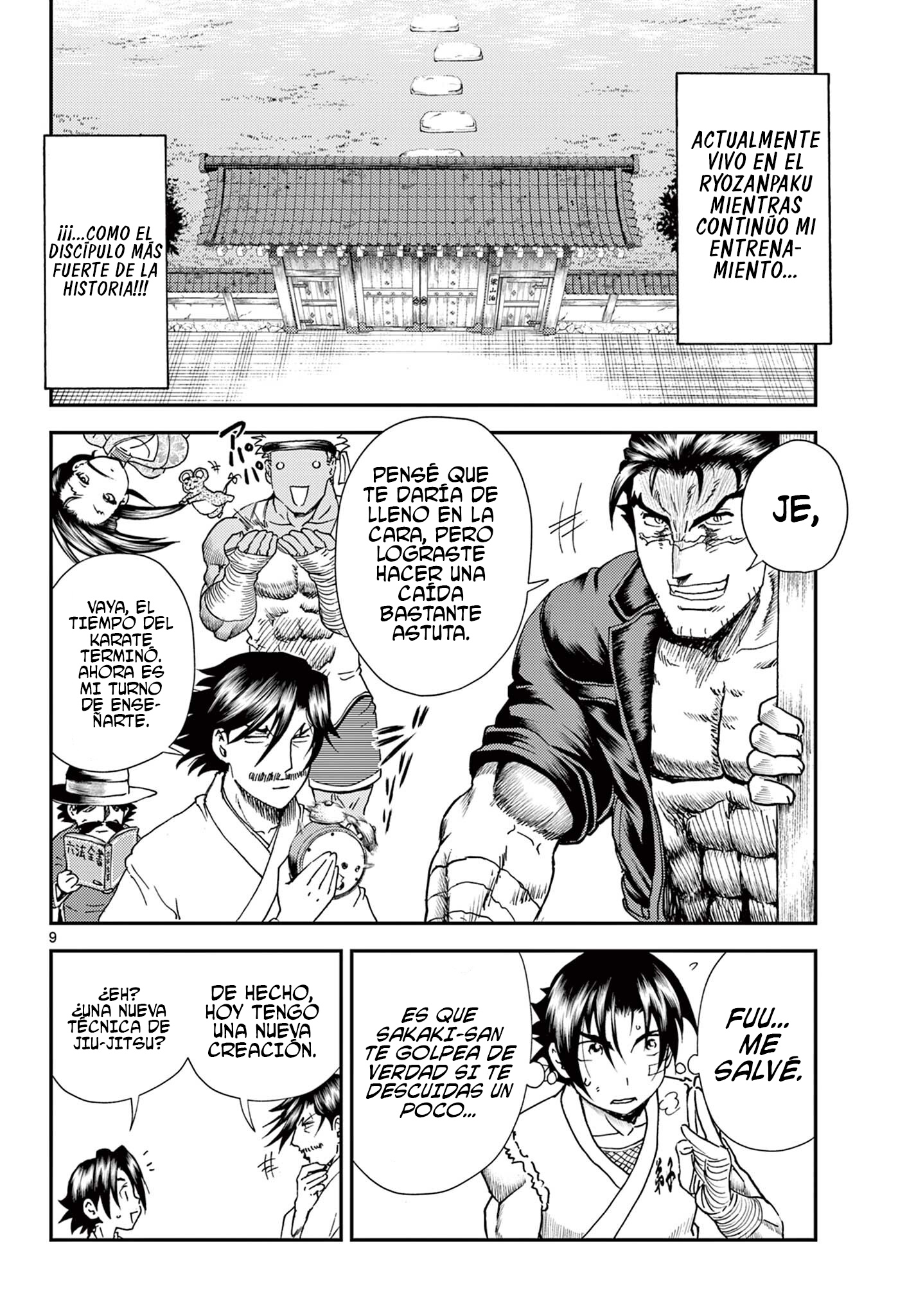 Kenichi 2 "El discípulo más fuerte de la historia" ~Arco de los Maestros~ Capitulo 1 página 8