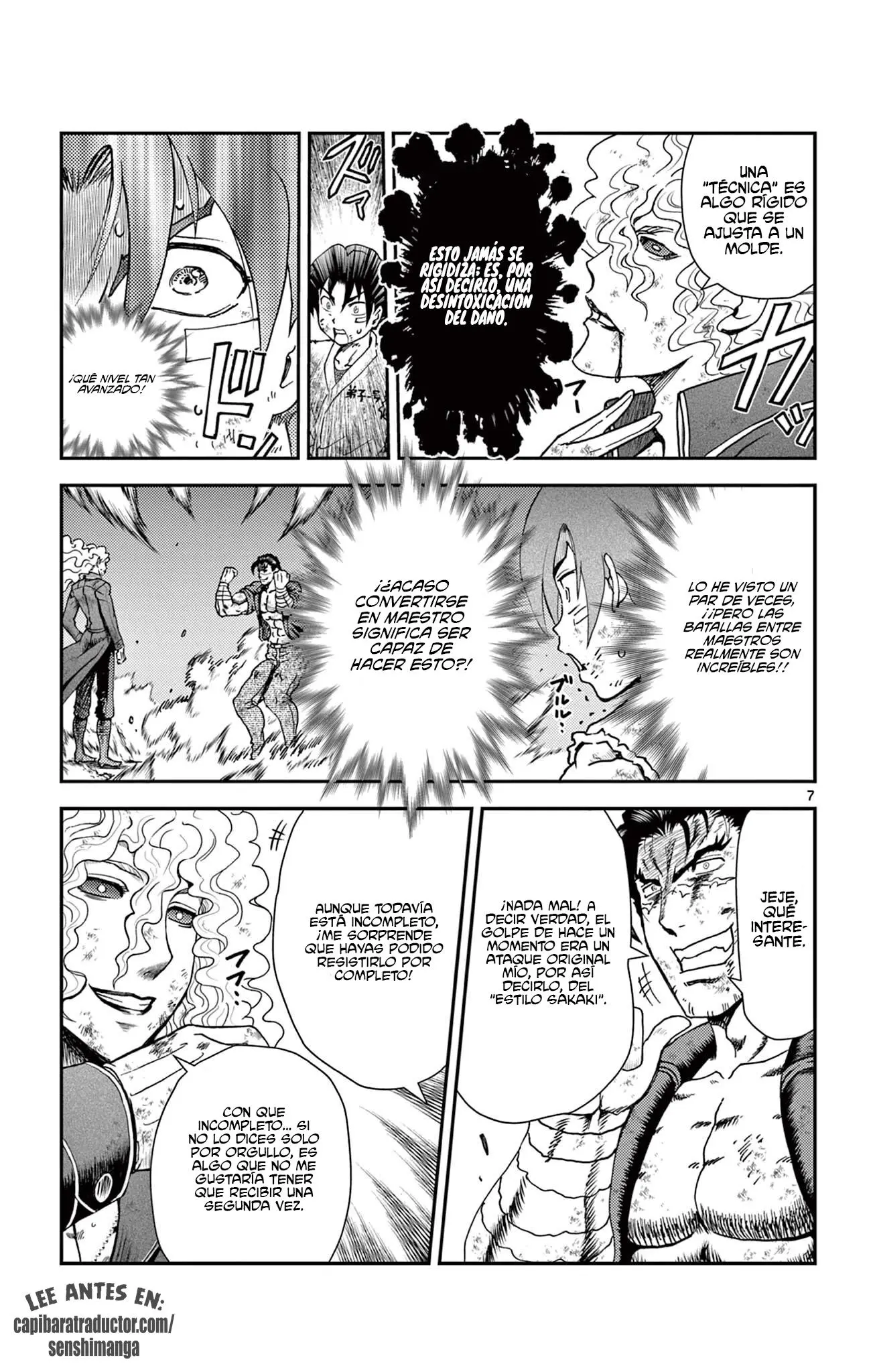 Kenichi 2 "El discípulo más fuerte de la historia" ~Arco de los Maestros~ Capitulo 12 página 8