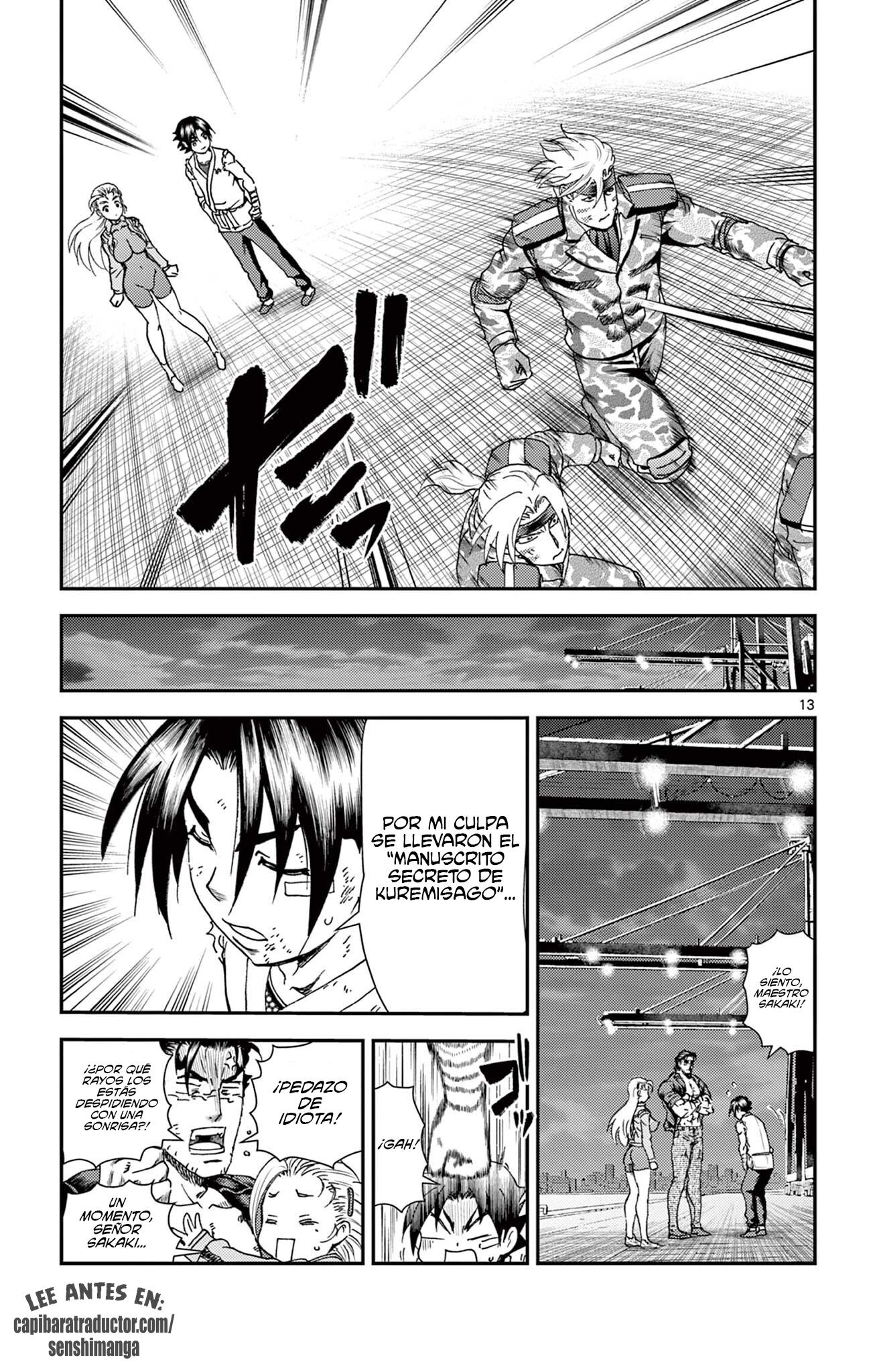 Kenichi 2 "El discípulo más fuerte de la historia" ~Arco de los Maestros~ Capitulo 13 página 13