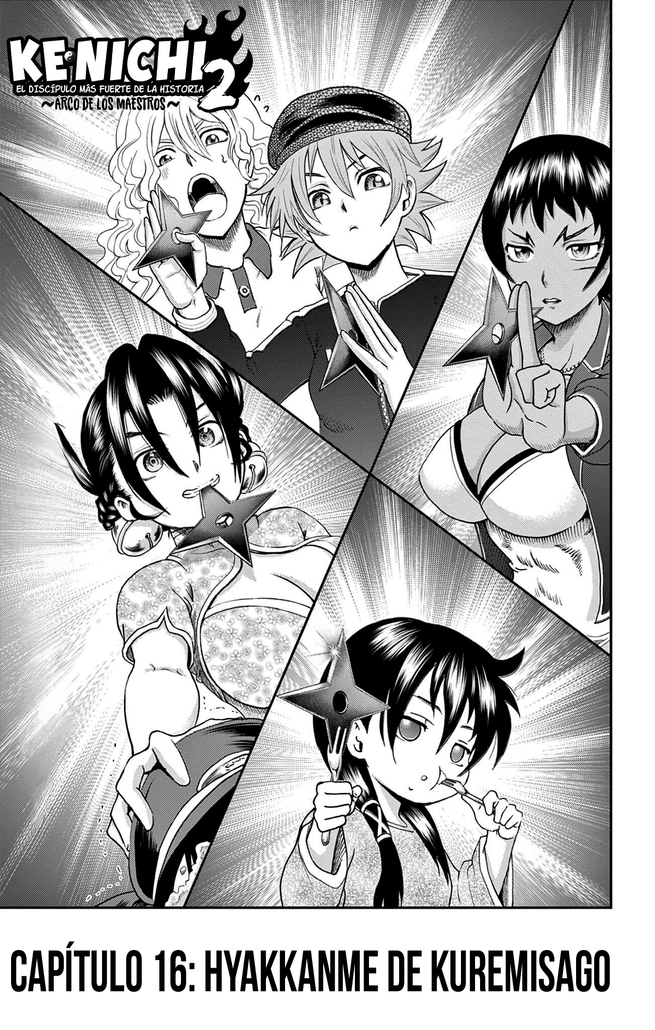 Kenichi 2 "El discípulo más fuerte de la historia" ~Arco de los Maestros~ Capitulo 16 página 4