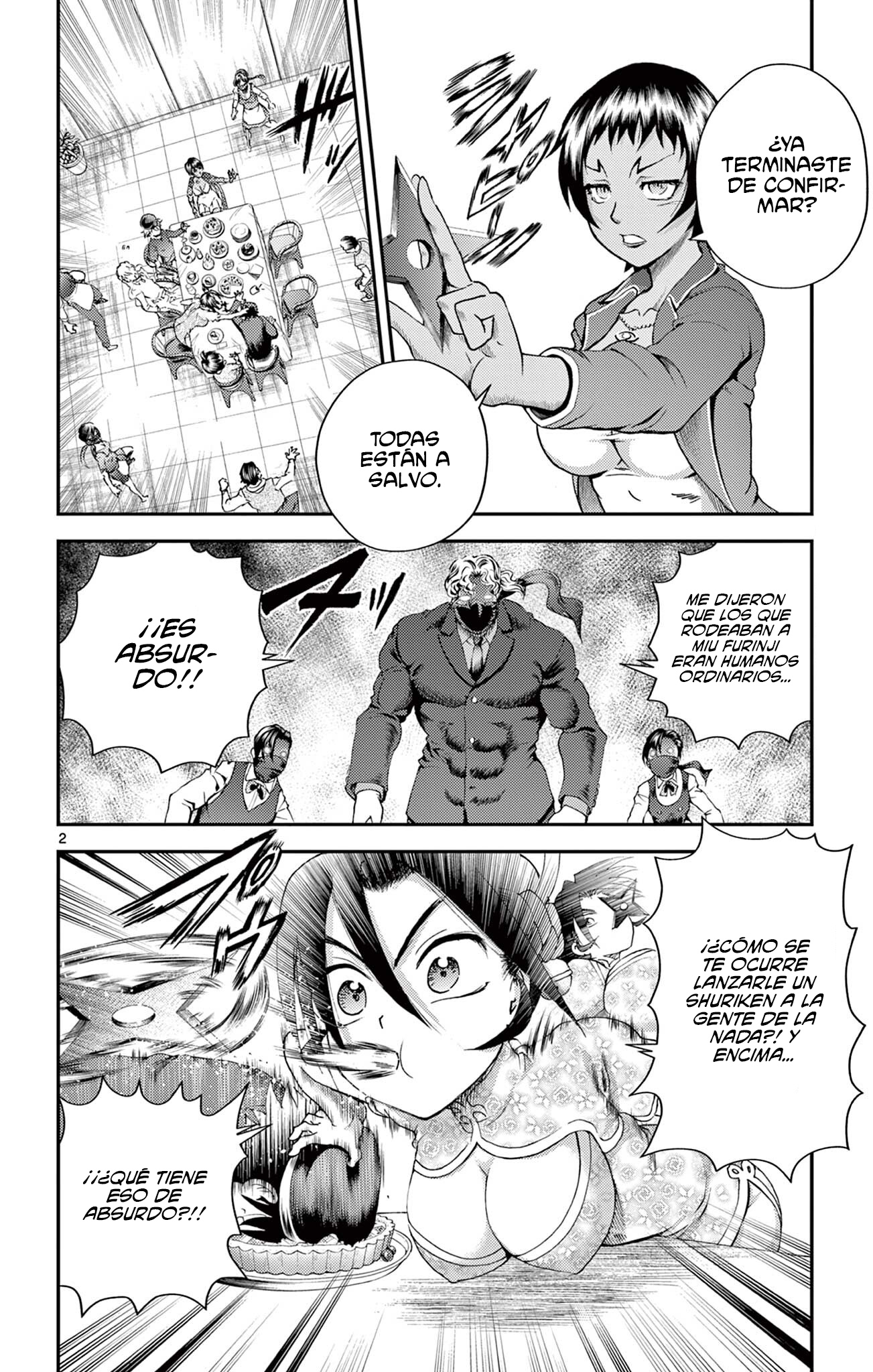 Kenichi 2 "El discípulo más fuerte de la historia" ~Arco de los Maestros~ Capitulo 16 página 5