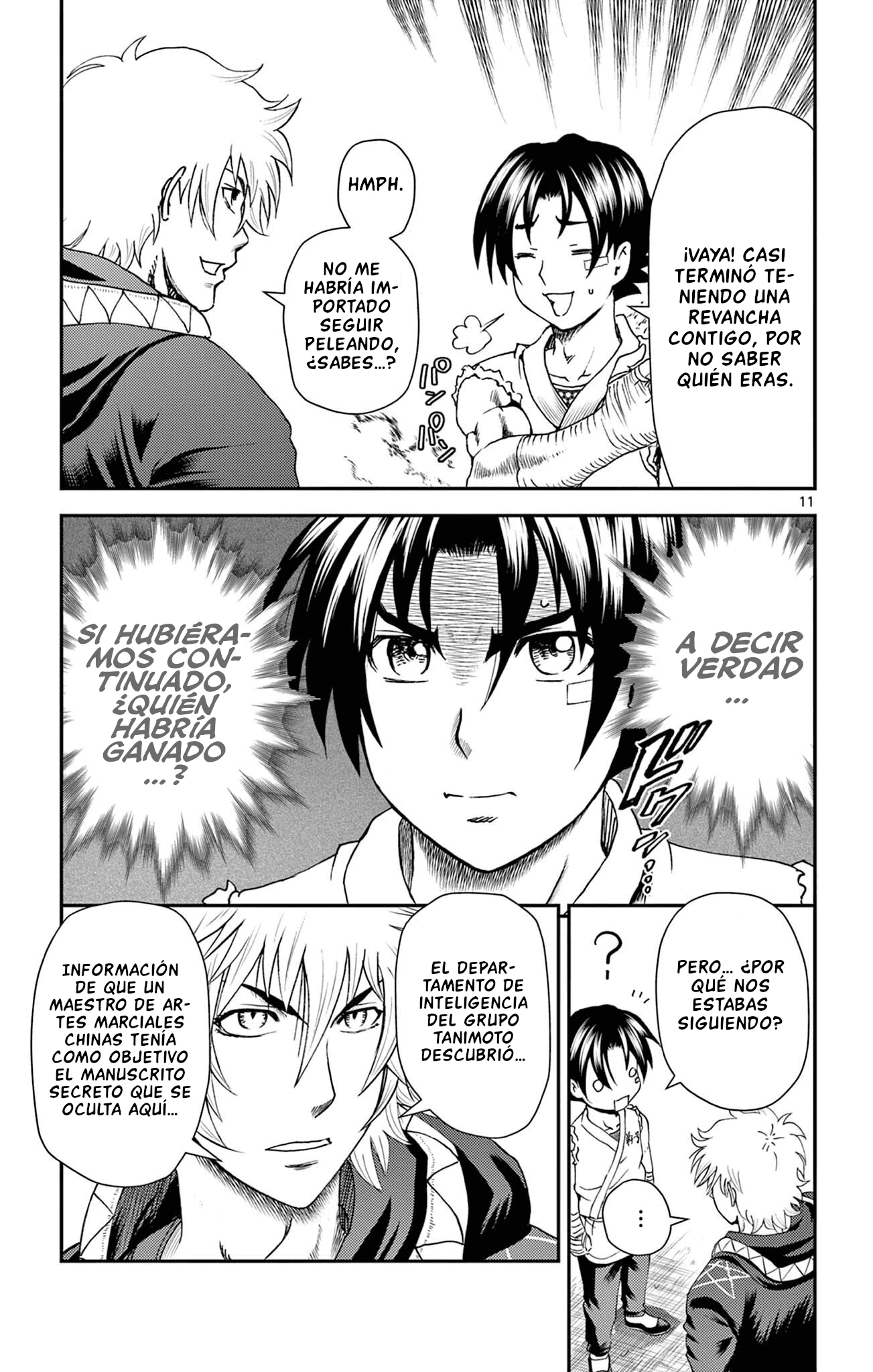 Kenichi 2 "El discípulo más fuerte de la historia" ~Arco de los Maestros~ Capitulo 18 página 11