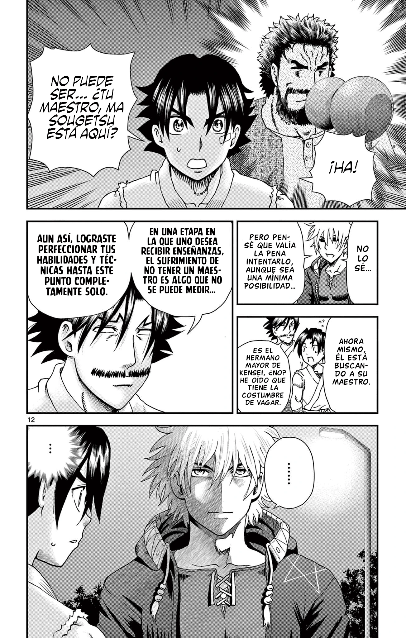 Kenichi 2 "El discípulo más fuerte de la historia" ~Arco de los Maestros~ Capitulo 18 página 12