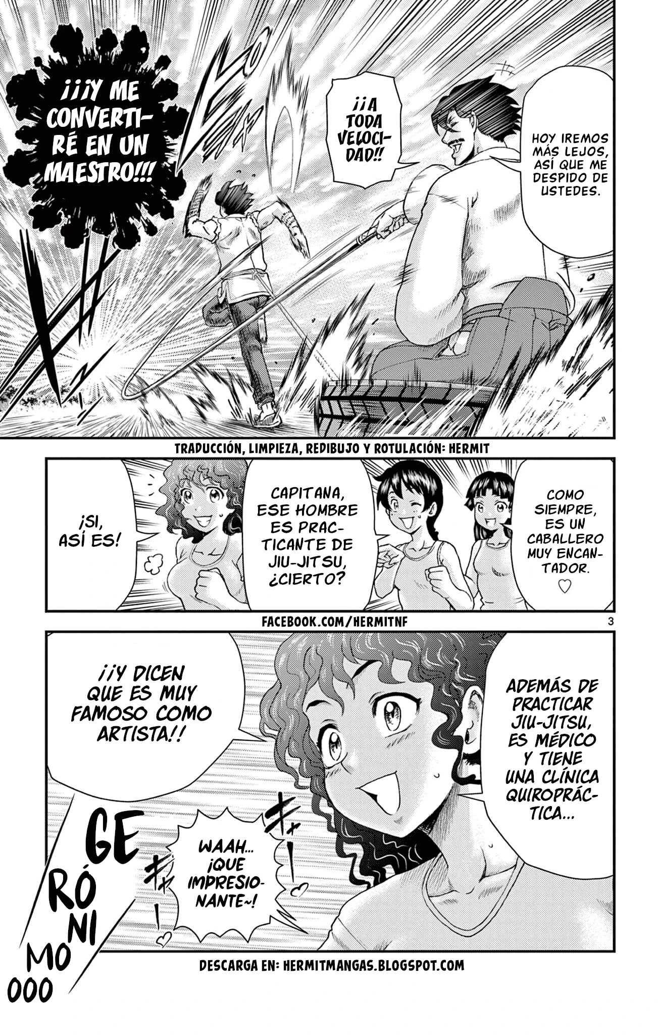 Kenichi 2 "El discípulo más fuerte de la historia" ~Arco de los Maestros~ Capitulo 18 página 3