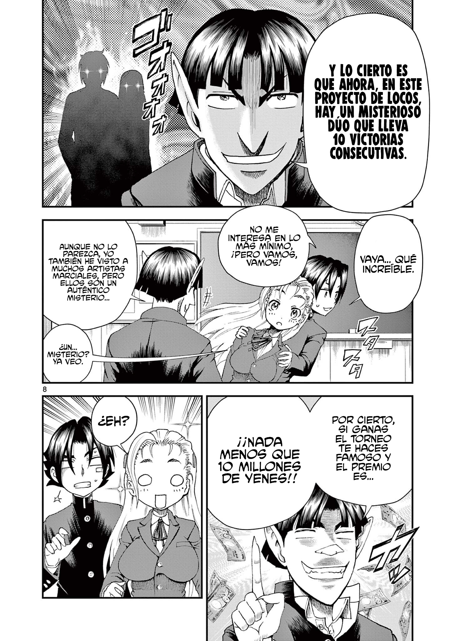 Kenichi 2 "El discípulo más fuerte de la historia" ~Arco de los Maestros~ Capitulo 2 página 11