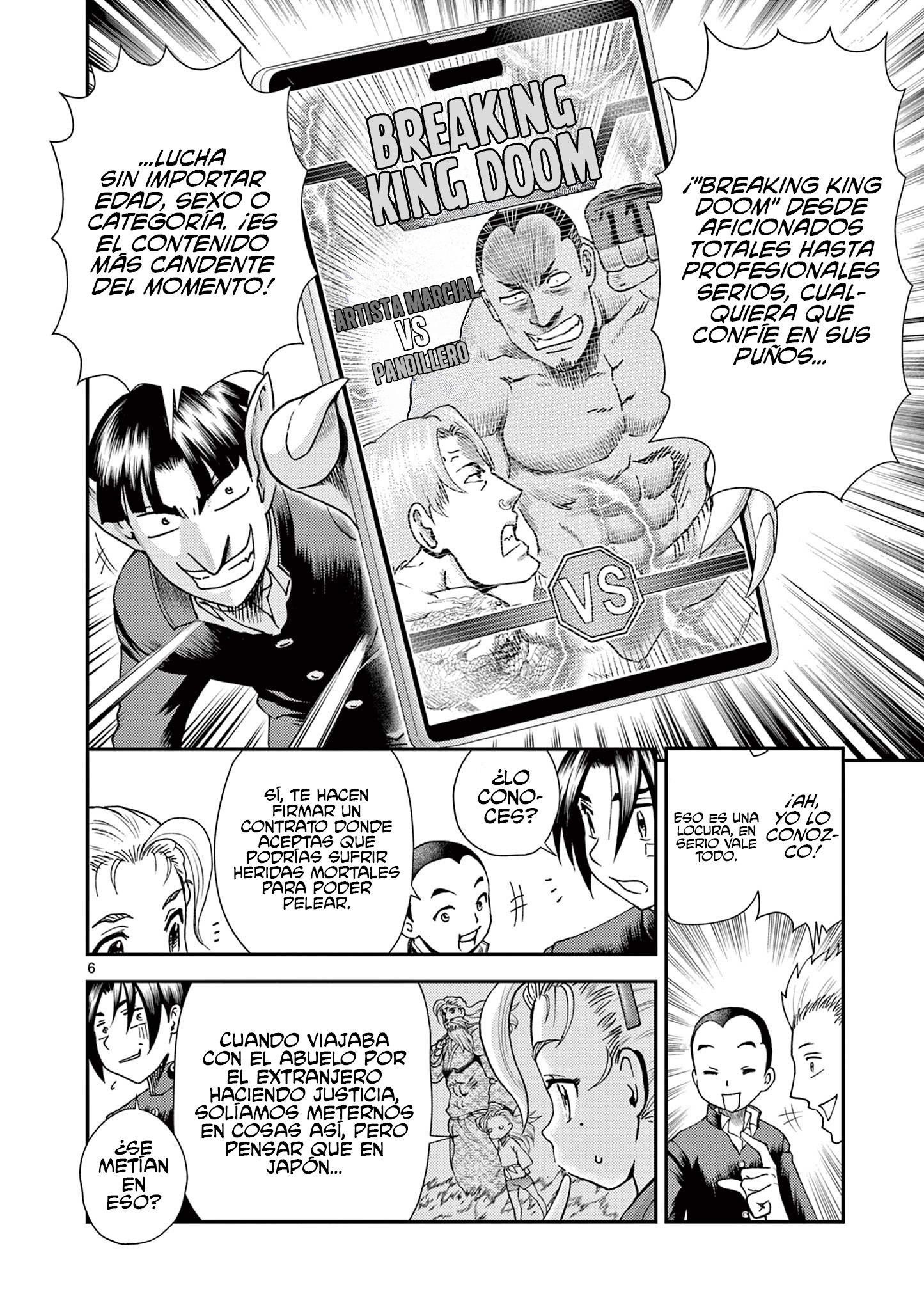 Kenichi 2 "El discípulo más fuerte de la historia" ~Arco de los Maestros~ Capitulo 2 página 9