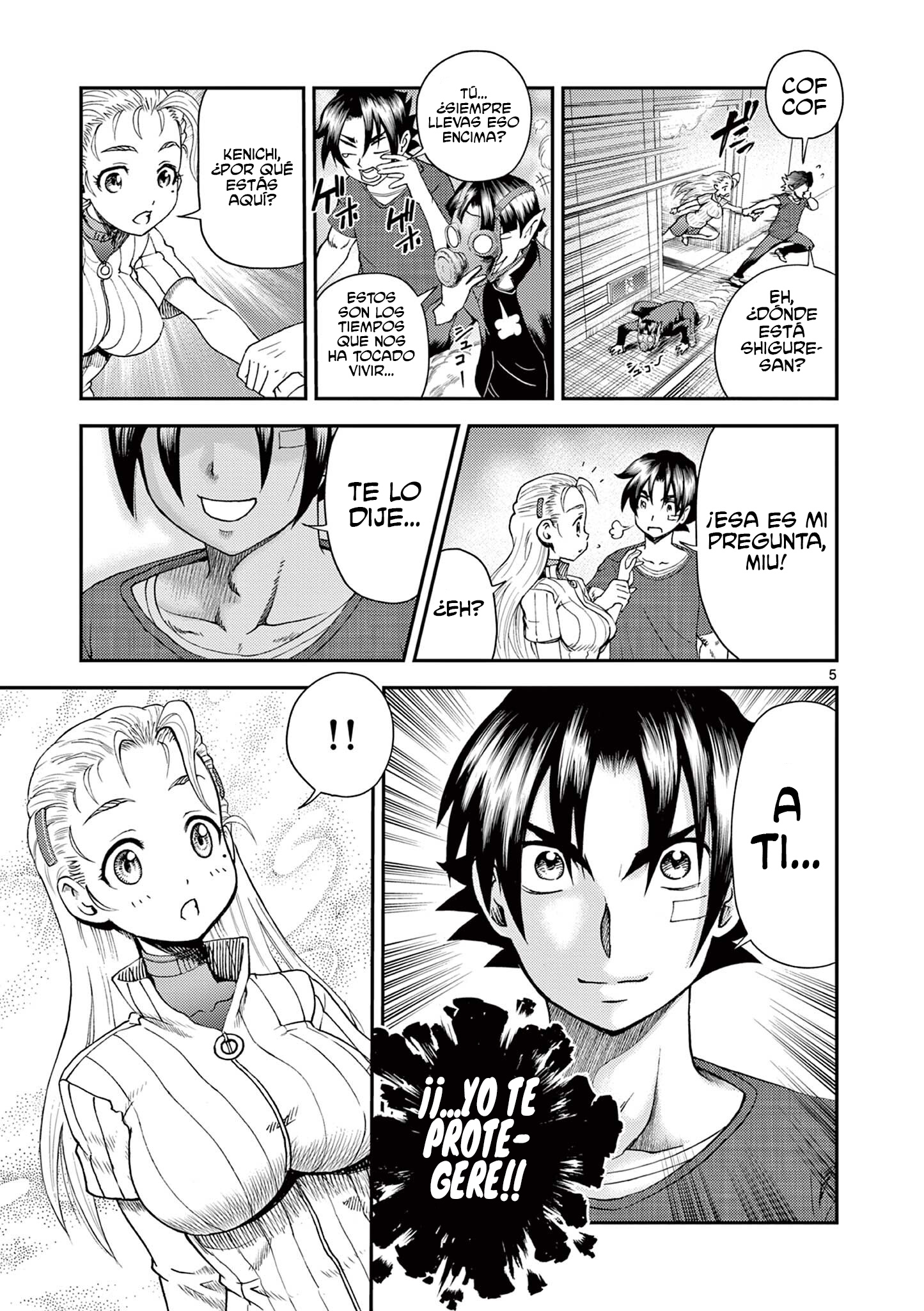 Kenichi 2 "El discípulo más fuerte de la historia" ~Arco de los Maestros~ Capitulo 4 página 5