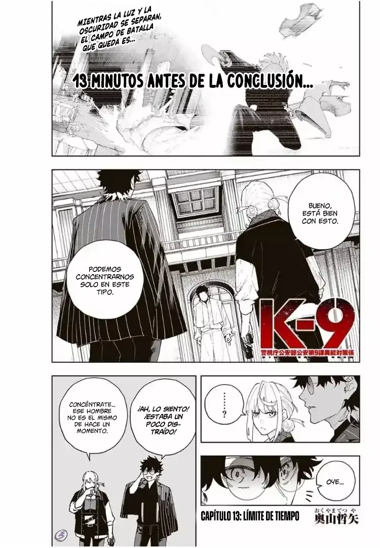 K-9: Keishichou Kouanbu Kouan Dai-9-Ka Inou Taisaku Gakari Capitulo 13: Límite de tiempo página 2
