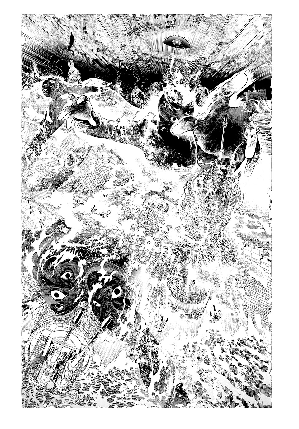 Kaijin Fugeki Capitulo 1: | Los comienzos siempre arden como un fuego enfurecido. página 44