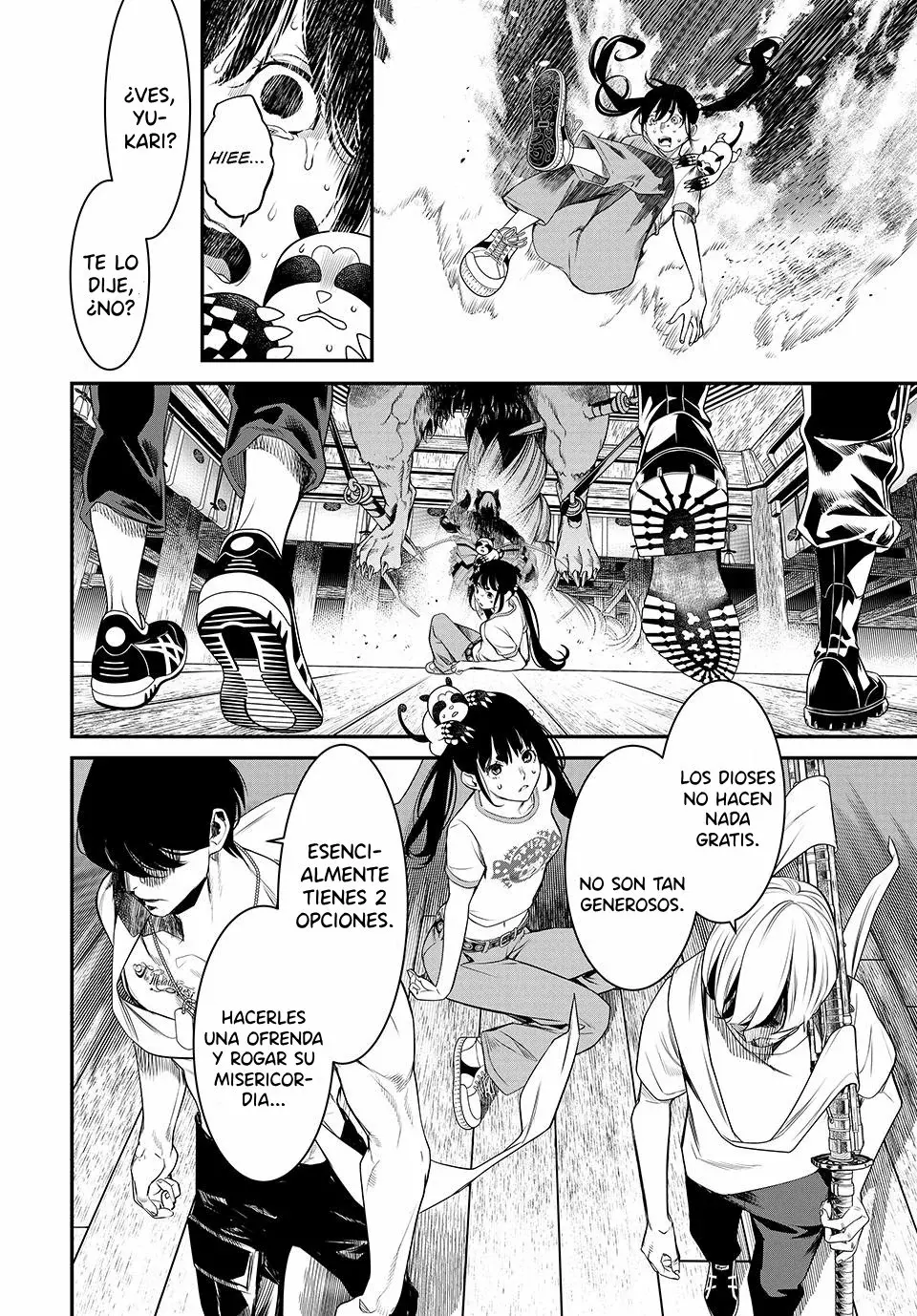 Kaijin Fugeki Capitulo 11: Dicen que debes sonreír en momentos de dolor y miseria. página 10