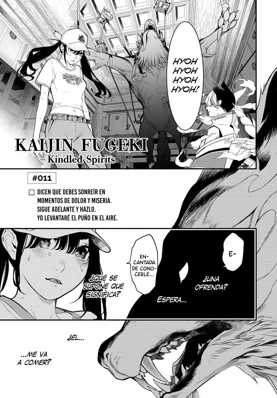 Kaijin Fugeki Capitulo 11: Dicen que debes sonreír en momentos de dolor y miseria. página 2