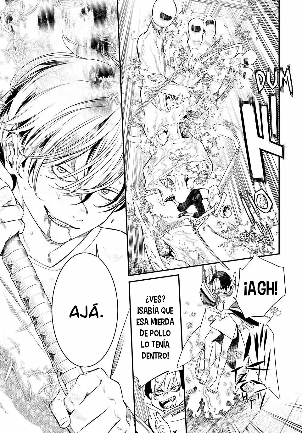 Kaijin Fugeki Capitulo 13: Me alegro de haberme fortalecido. página 12